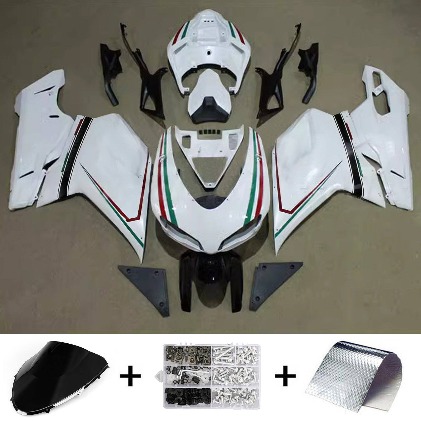 ABS kuipkit voor Ducati 1098 1198 848 2007-2011