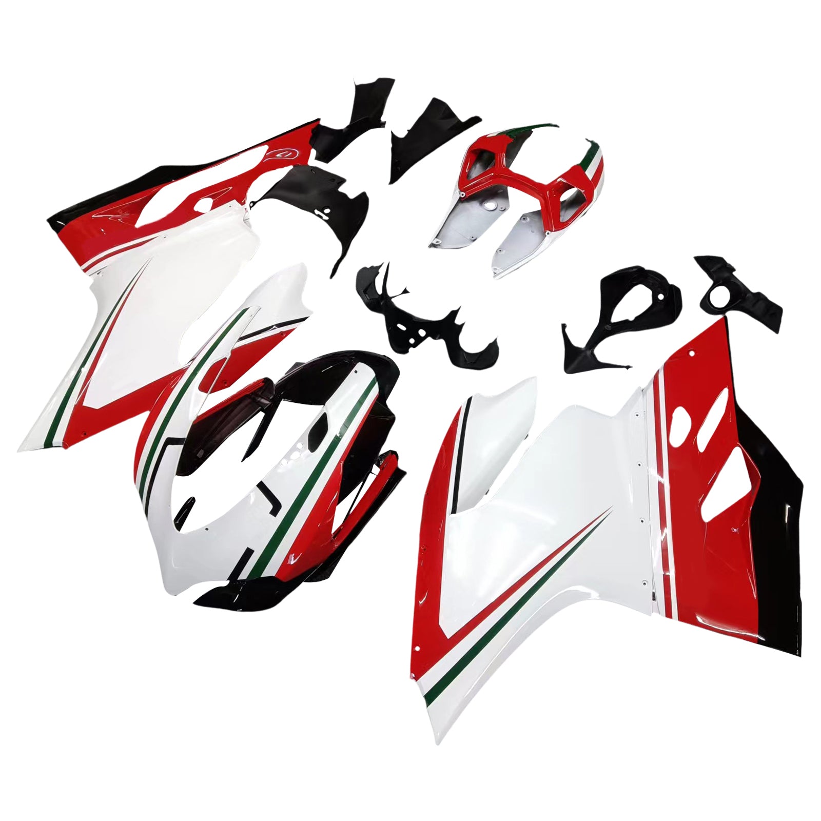 2012-2015 Ducati 1199/899 Kit de carénage d'injection Bodywork Abs en plastique Fit