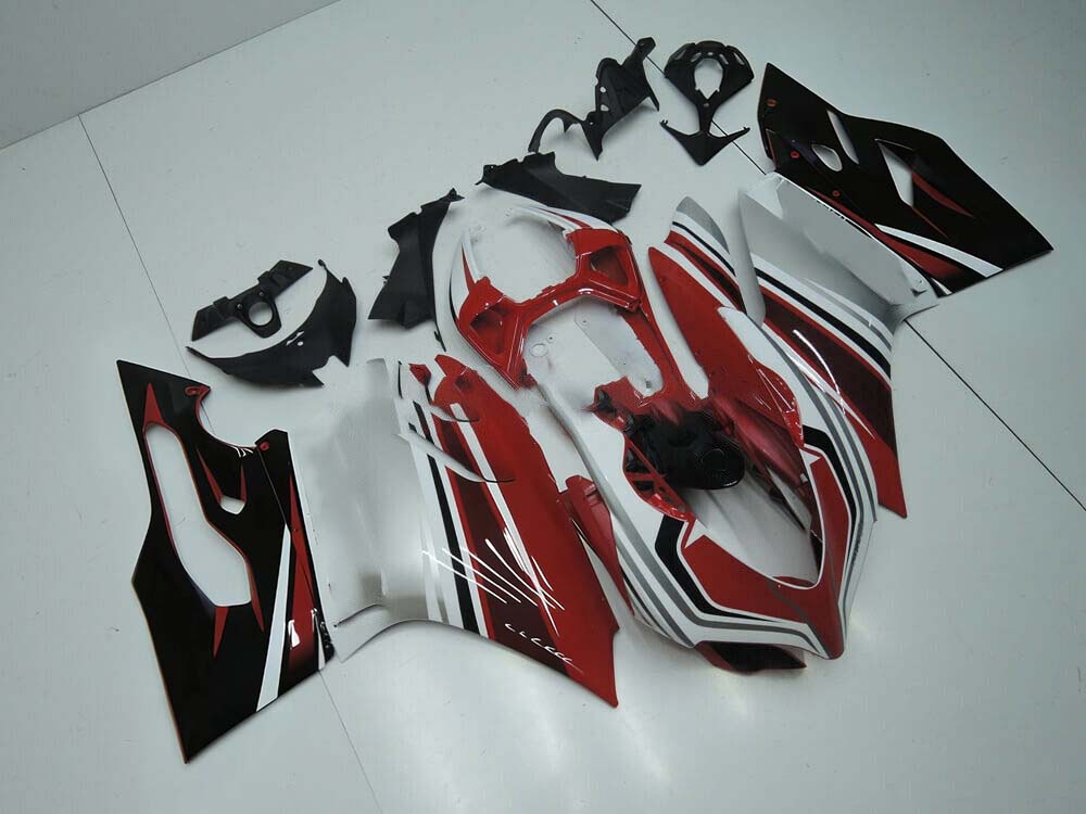 Amotopart Carénage Kit Carrosserie ABS pour Ducati 1199 899 2012-2015 Générique