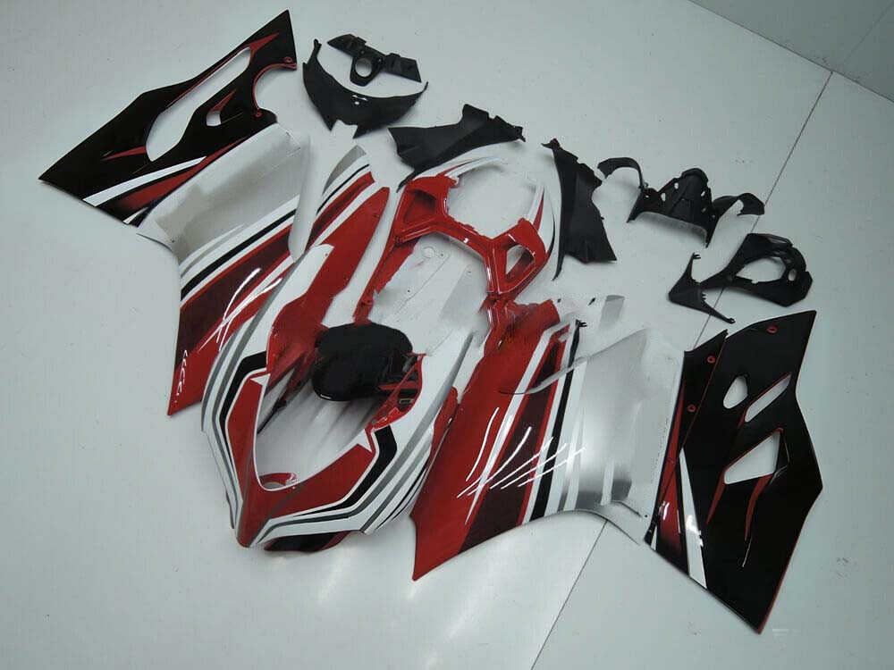 Amotopart Carénage Kit Carrosserie ABS pour Ducati 1199 899 2012-2015 Générique