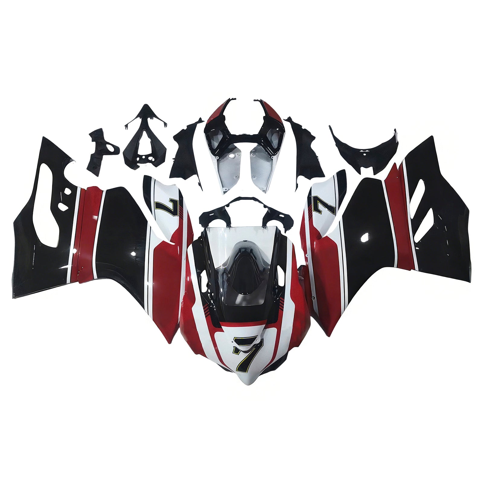 Amotopart Ducati 1199 899 2012-2015 Zestaw owiewek nadwozia z tworzywa ABS