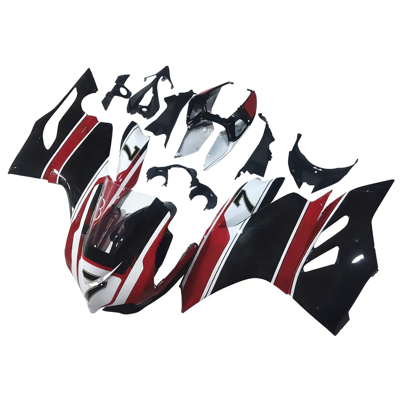 Amotopart Ducati 1199 899 2012-2015 Zestaw owiewek nadwozia z tworzywa ABS