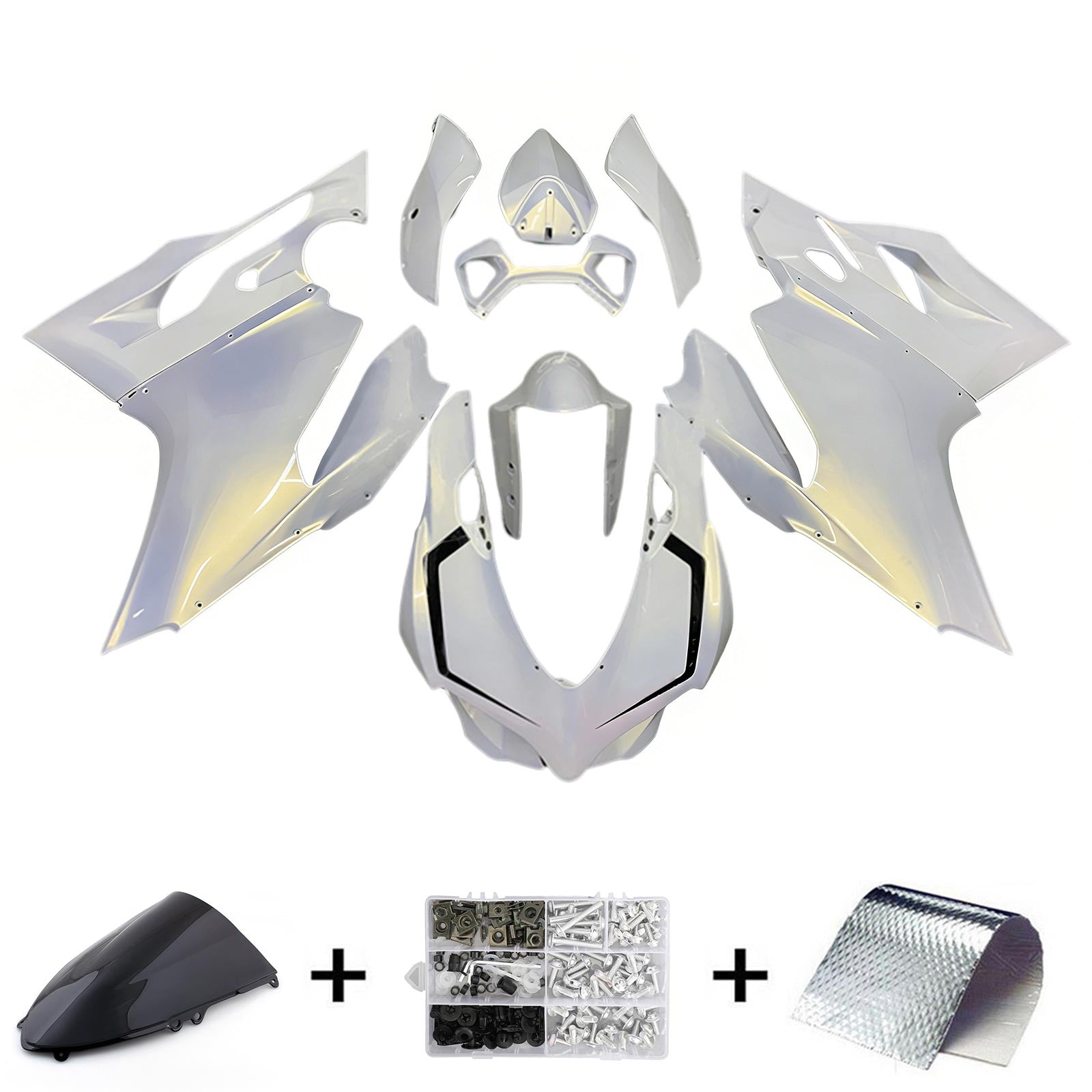Amotopart Ducati 1199 899 2012-2015 Kit Carroserie Plastic Abs