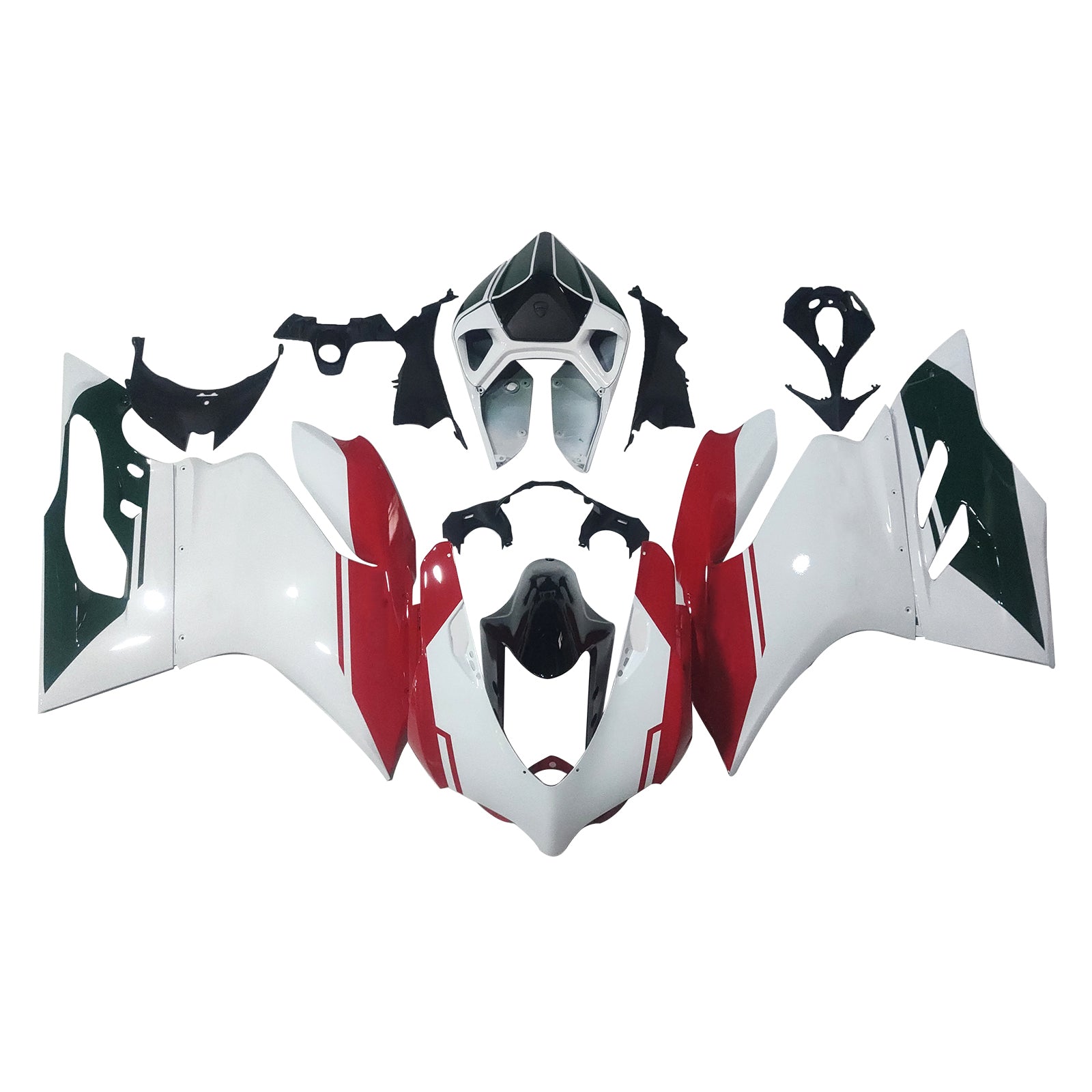 Amotopart Ducati 1199 899 2012-2015 Kit Carénage Carrosserie Plastique ABS