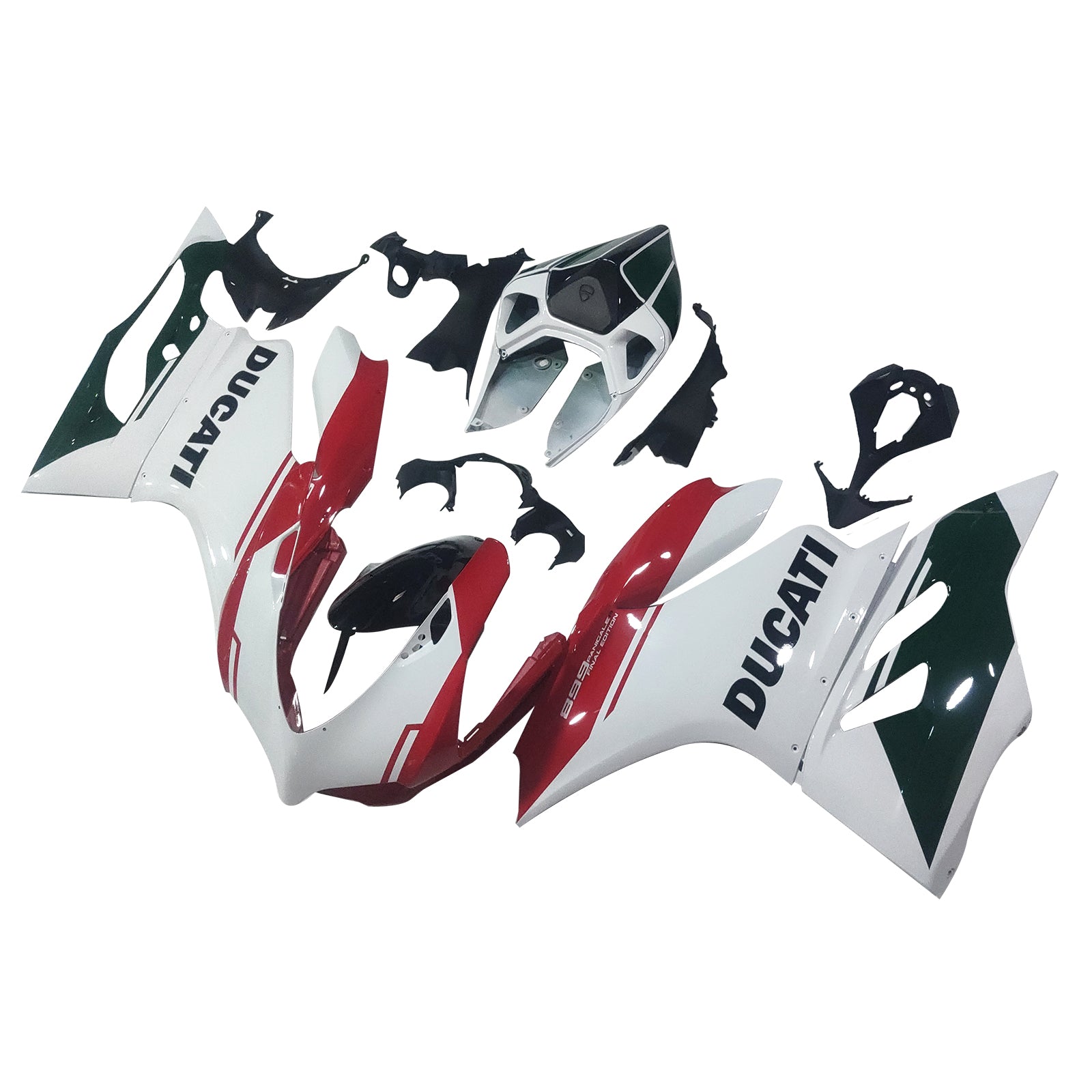 Amotopart Ducati 1199 899 2012-2015 Kit Carénage Carrosserie Plastique ABS