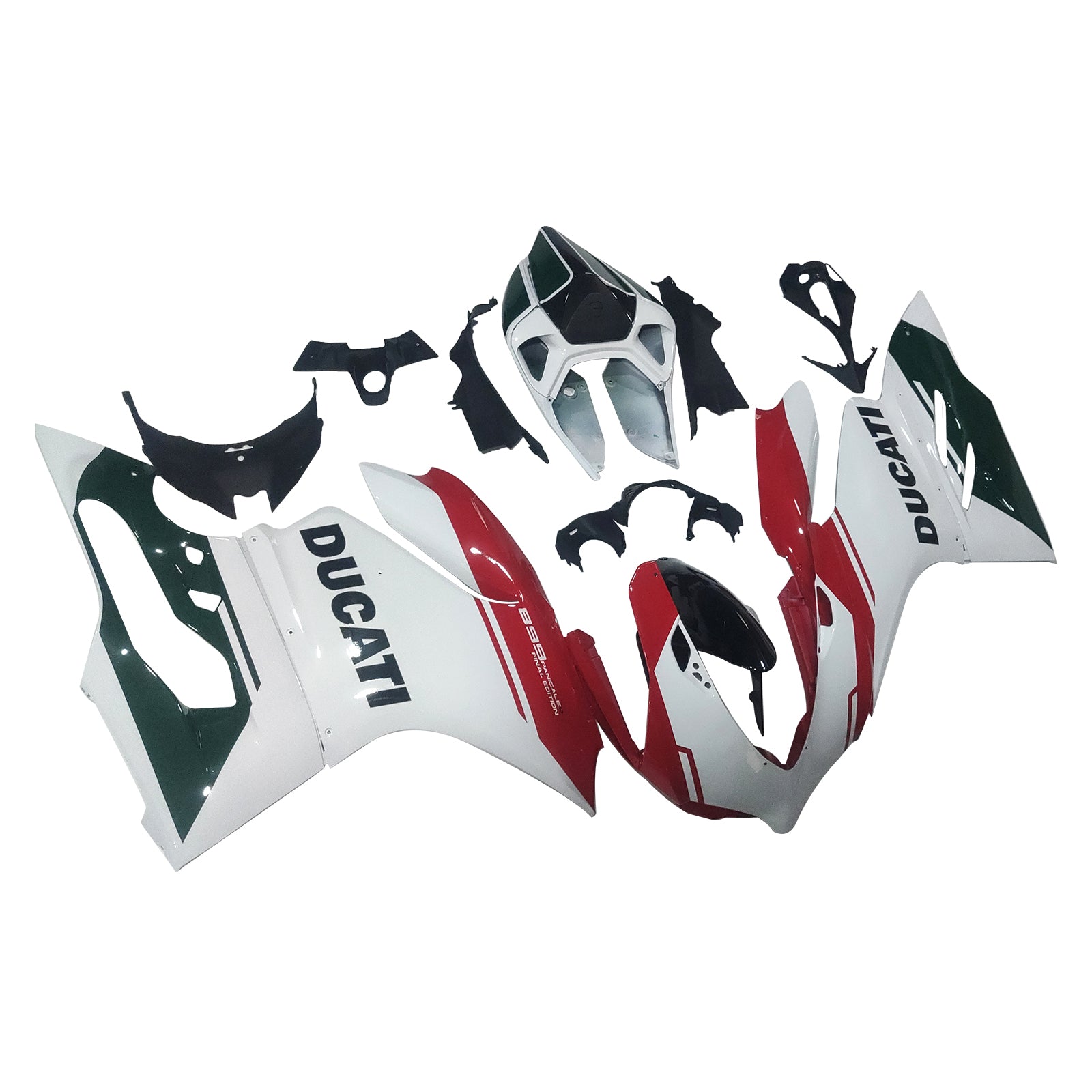 Amotopart Ducati 1199 899 2012-2015 Kit Carénage Carrosserie Plastique ABS