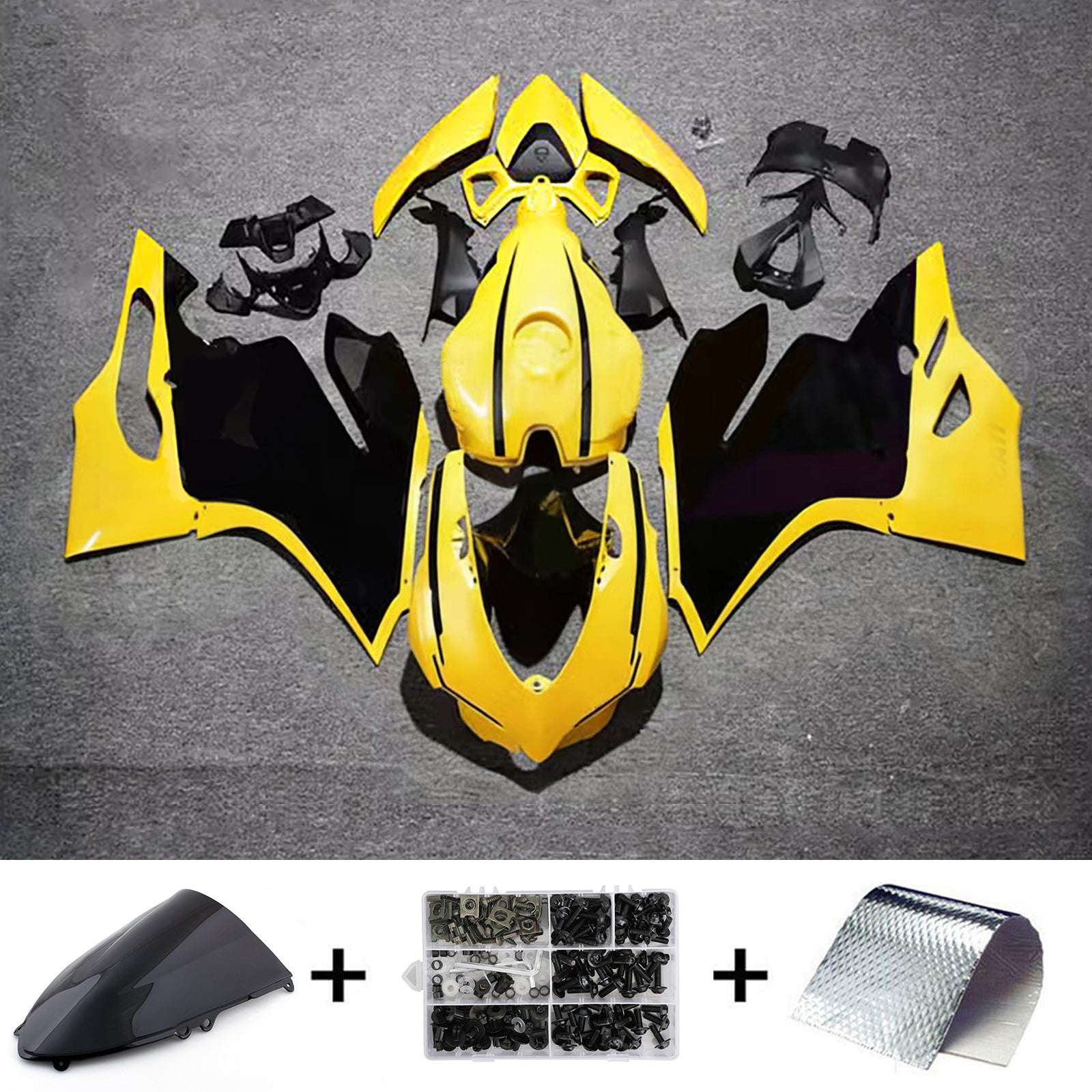 Kit di carenatura a iniezione Ducati 1199 2012-2015 Bodywork di plastica ABS