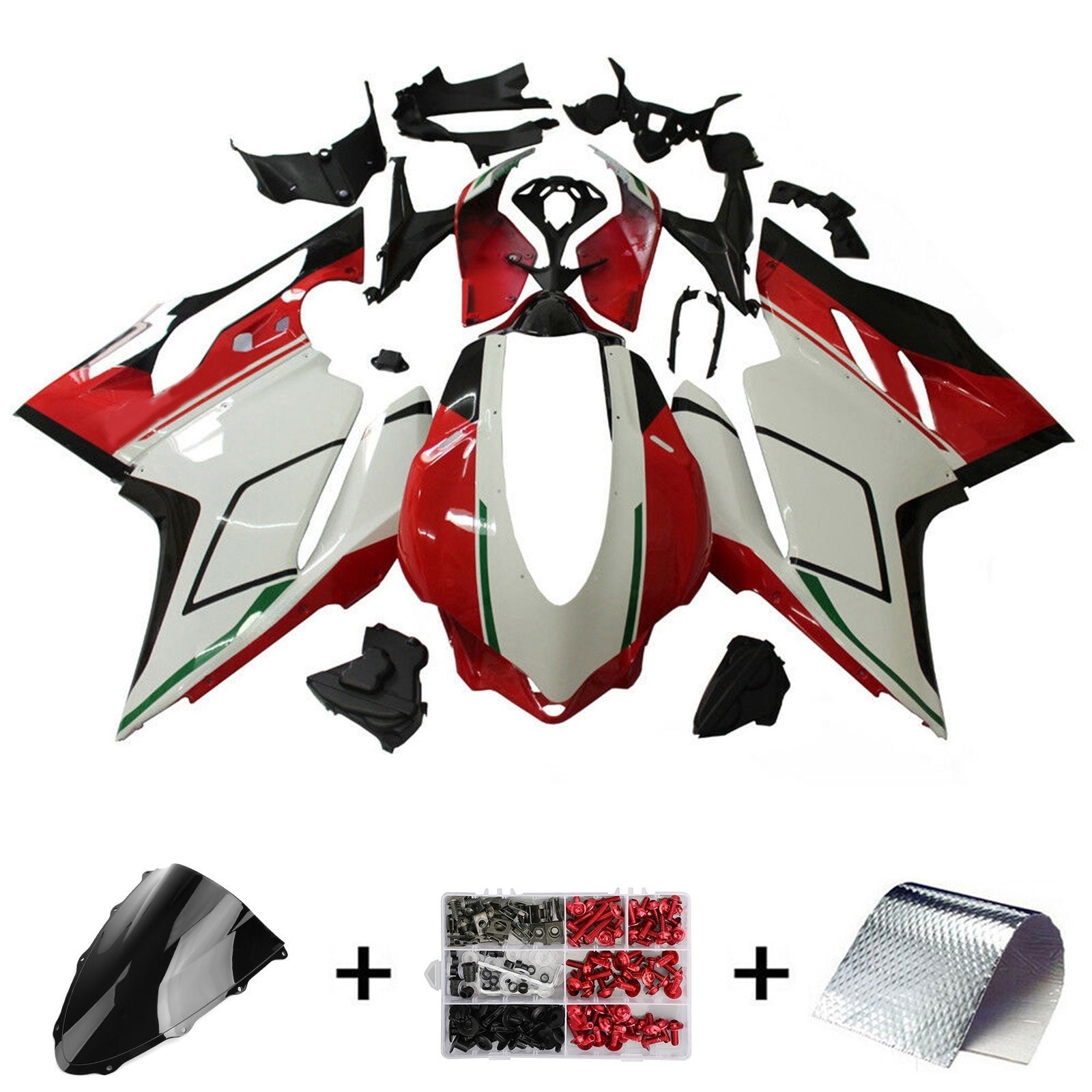Zestaw karoserii Amotopart Fairing ABS do Ducati 1299 959 2015-2020 Generic