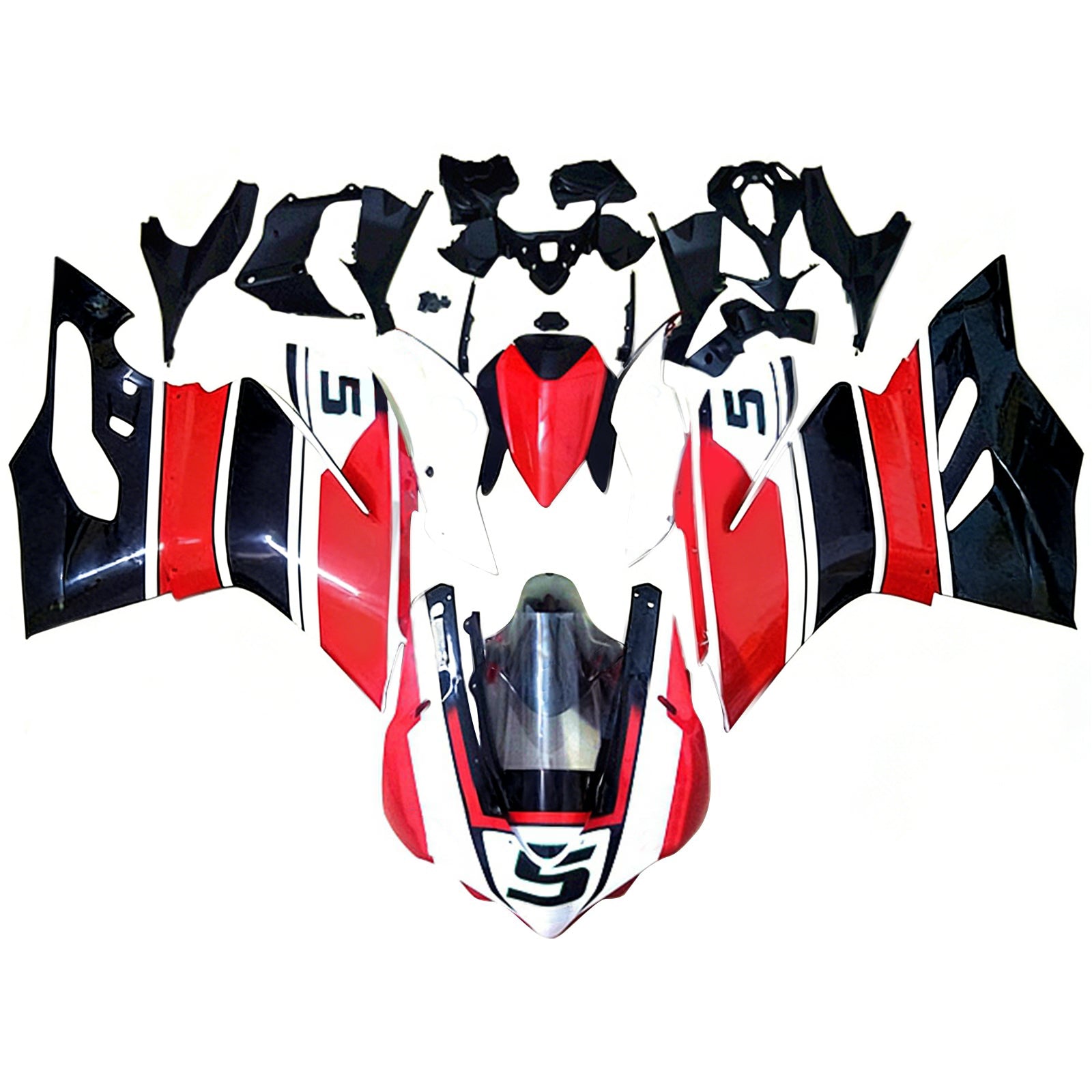 Amotopart Ducati 1299 959 2015-2020 Kit de carenado de carrocería de plástico ABS
