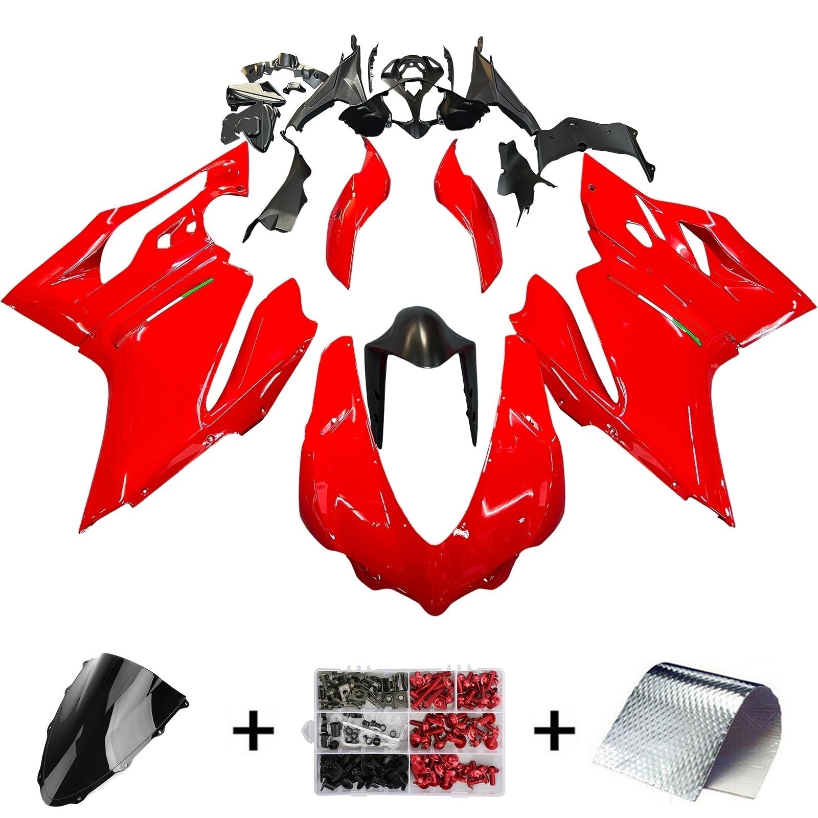 Amotopart Ducati 1299 959 2015-2020 Kit Carénage Carrosserie Plastique ABS