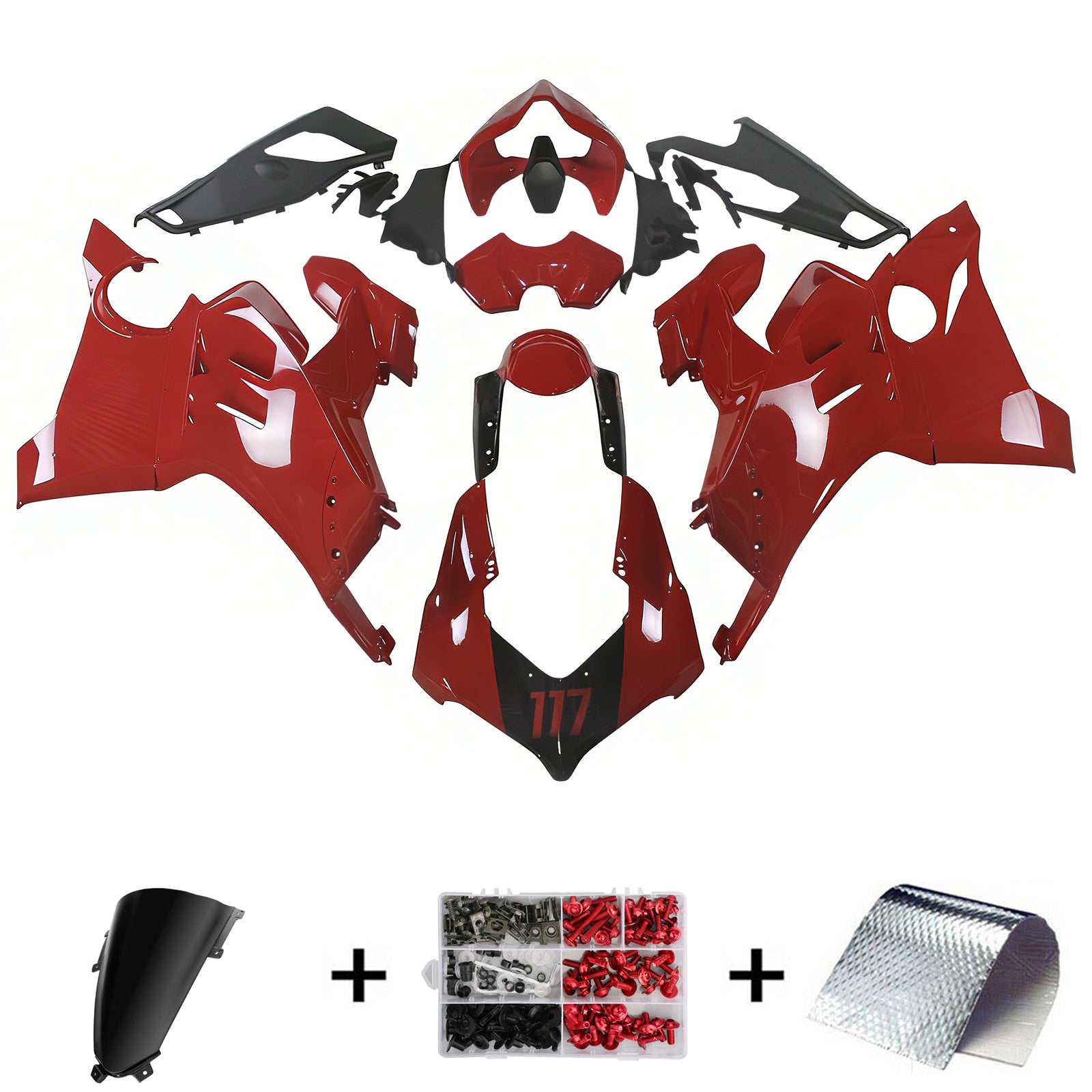 Amotopart Ducati Panigale V4 V4S V4SP V4R 2020-2022 päällirakenteen suojasarja