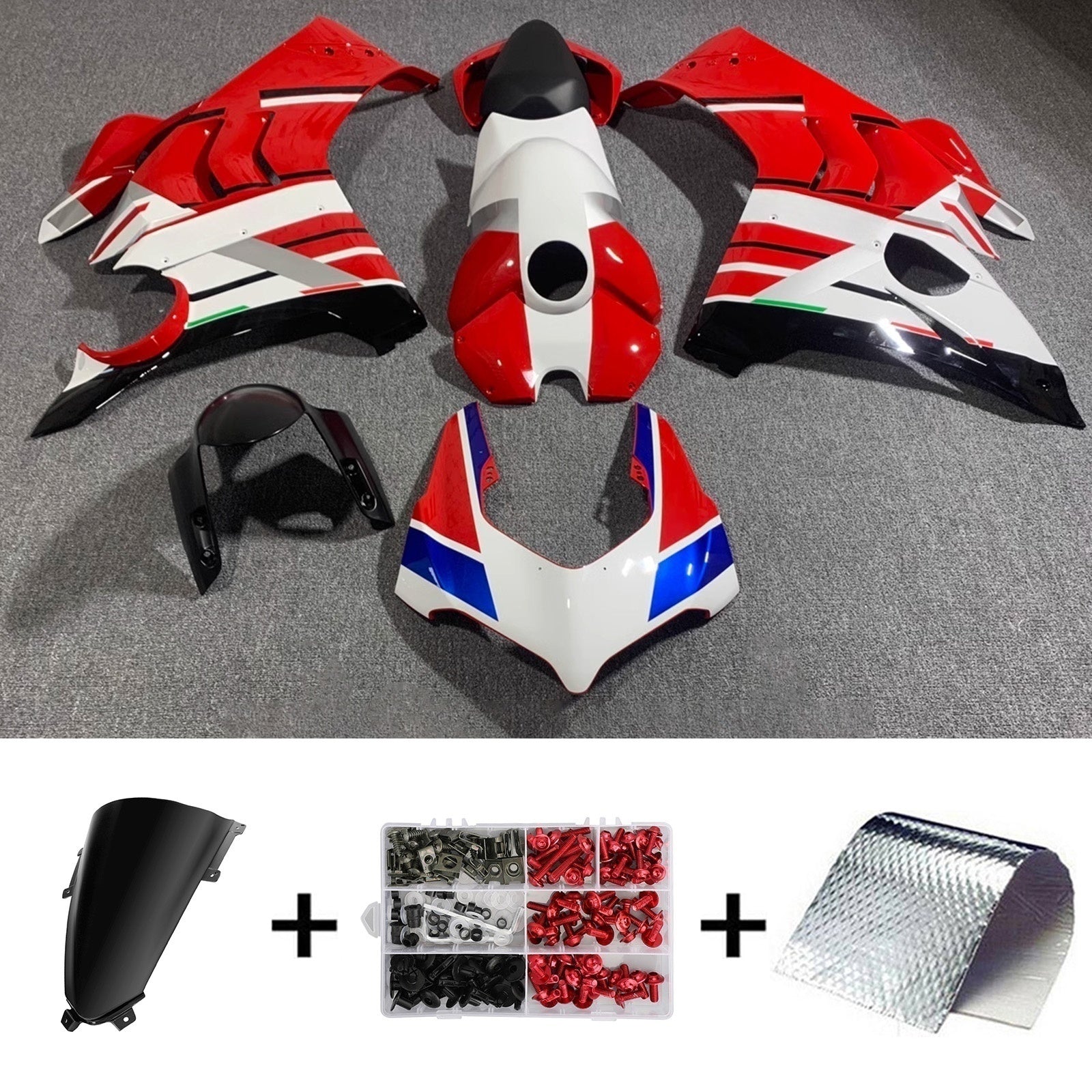 Ducati Panigale V4/V4S 2020-2021 V4SP/V4R 2019-2022 Kit de la feria de inyección 2019-2022