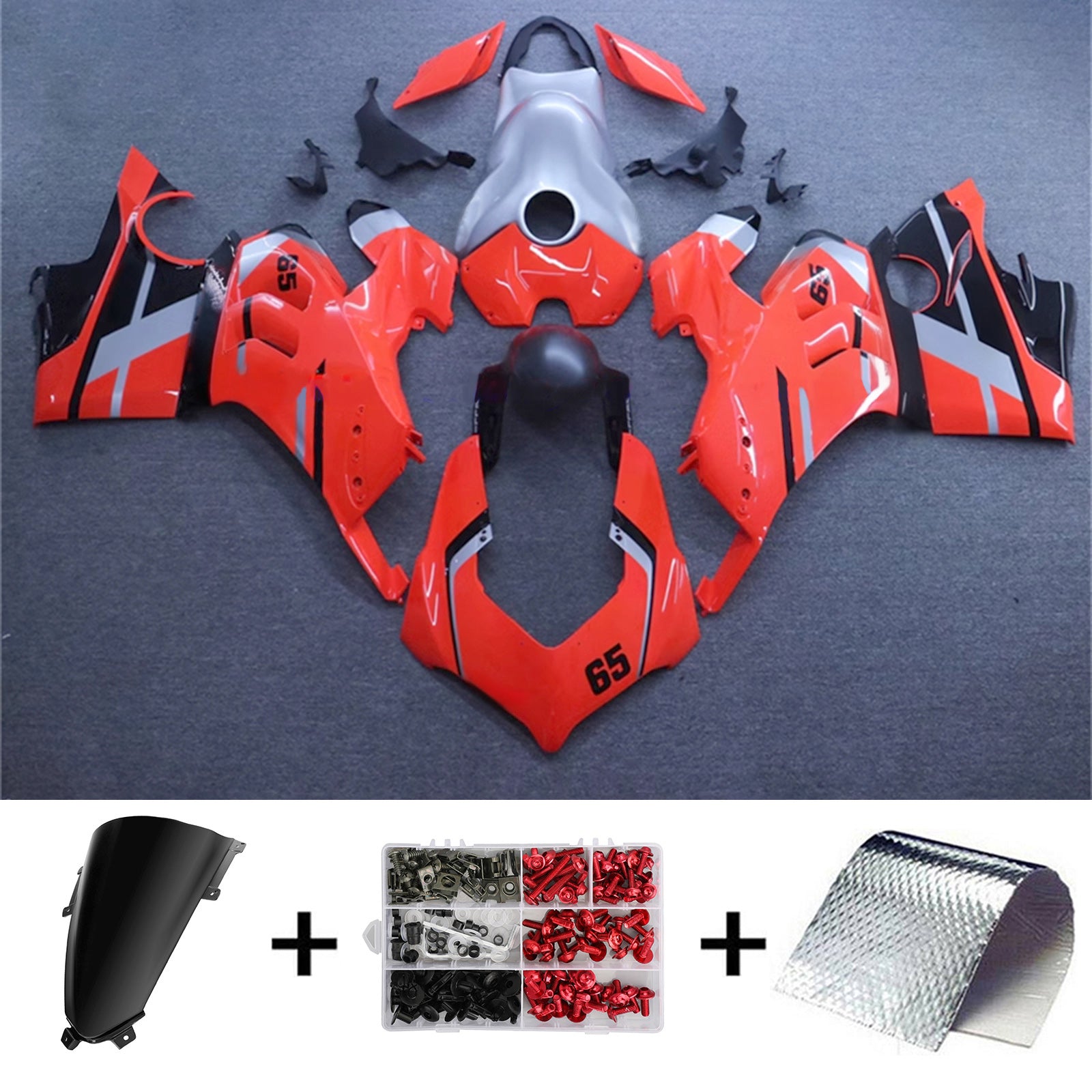 Kit de carénage d'injection Ducati Panigale V4/V4S 2020-2021 V4SP/V4R 2019-2022