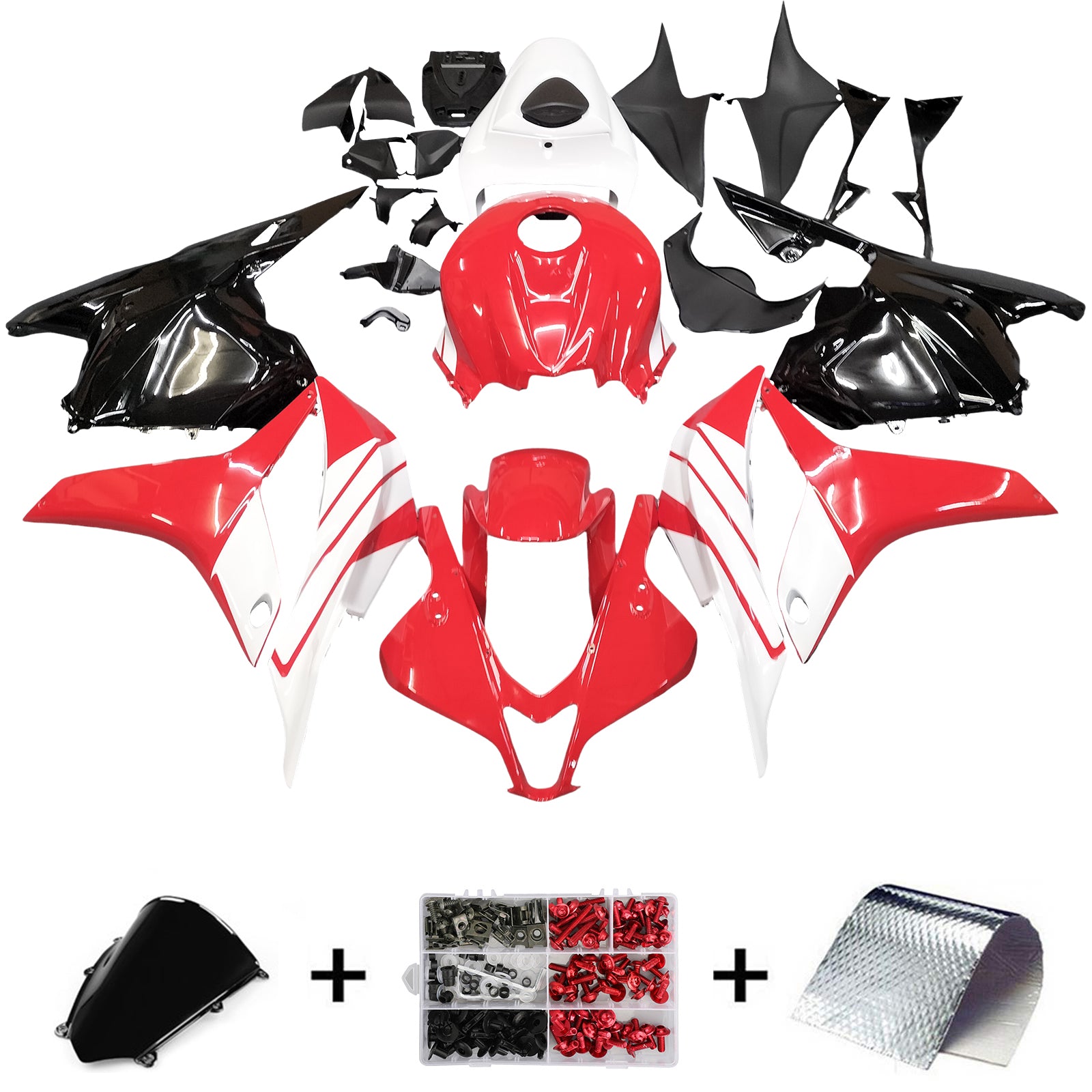 Kit de carénage en plastique ABS moulé par injection pour Honda CBR600-0912