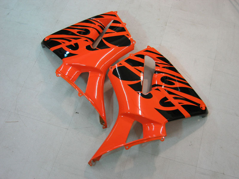 Carénages Amotopart 2005-2006 Honda CBR 600 RR Orange & Noir Tribal Honda Generic