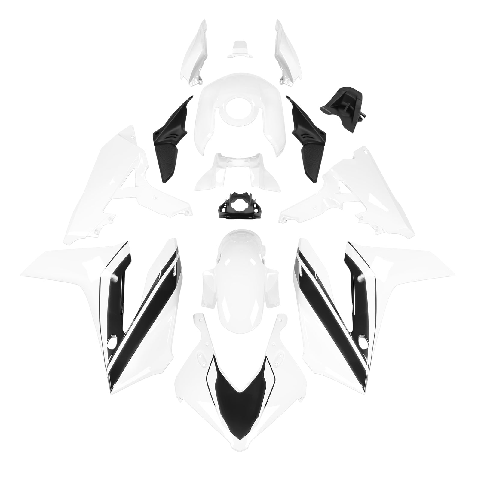 Kit de carénage de carrosserie en plastique ABS injecté pour Honda CBR650R 2024-2025