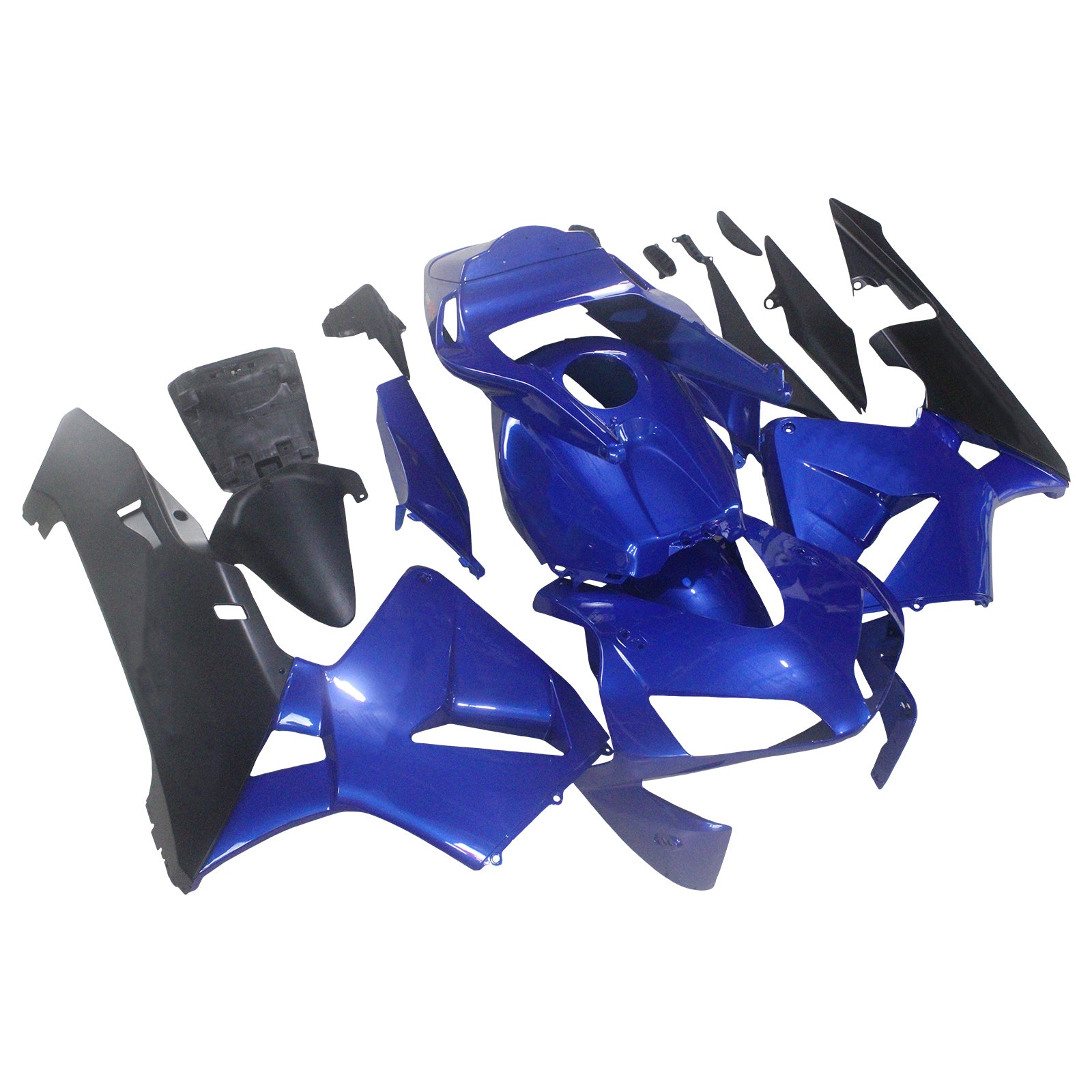 Defarenage Amotopart 2003-2004 Honda CBR 600 RR Blue and Black CBR Generic