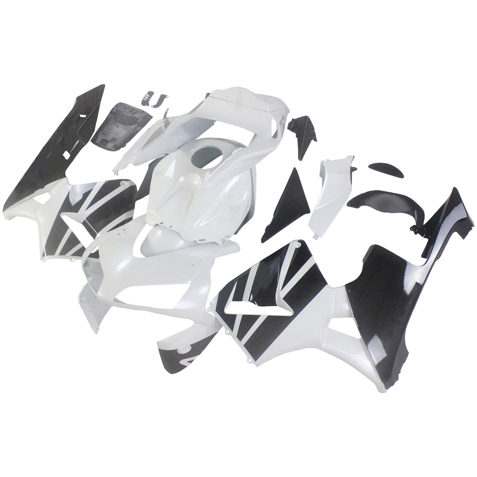 Carenado Amotopart 2003-2004 Honda CBR 600 RR Blanco y Negro Honda Generic