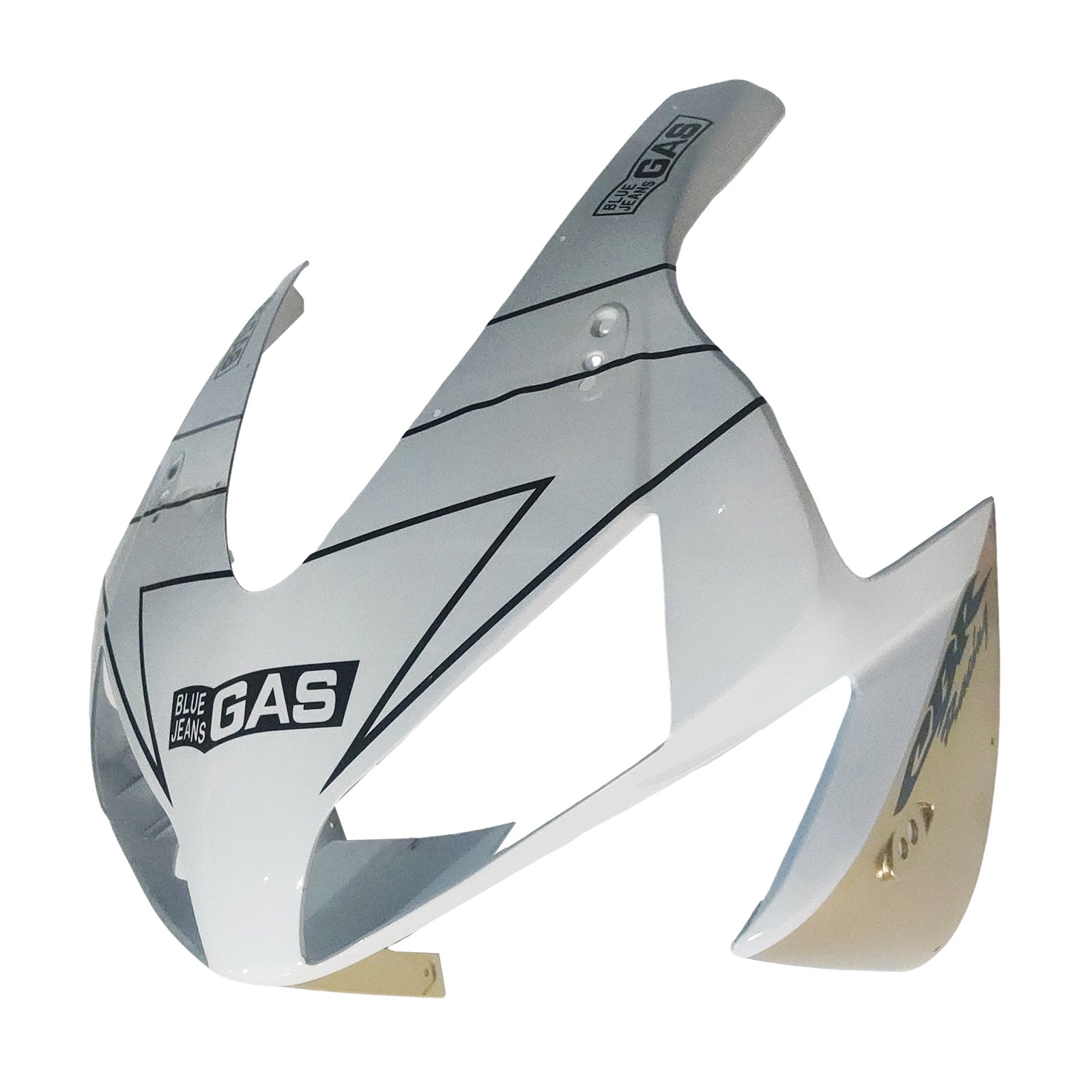 Amotopart za CBR600RR 2003-2004 Carrosserie White Carénage Abs, moteno s plastično injekcijo toge