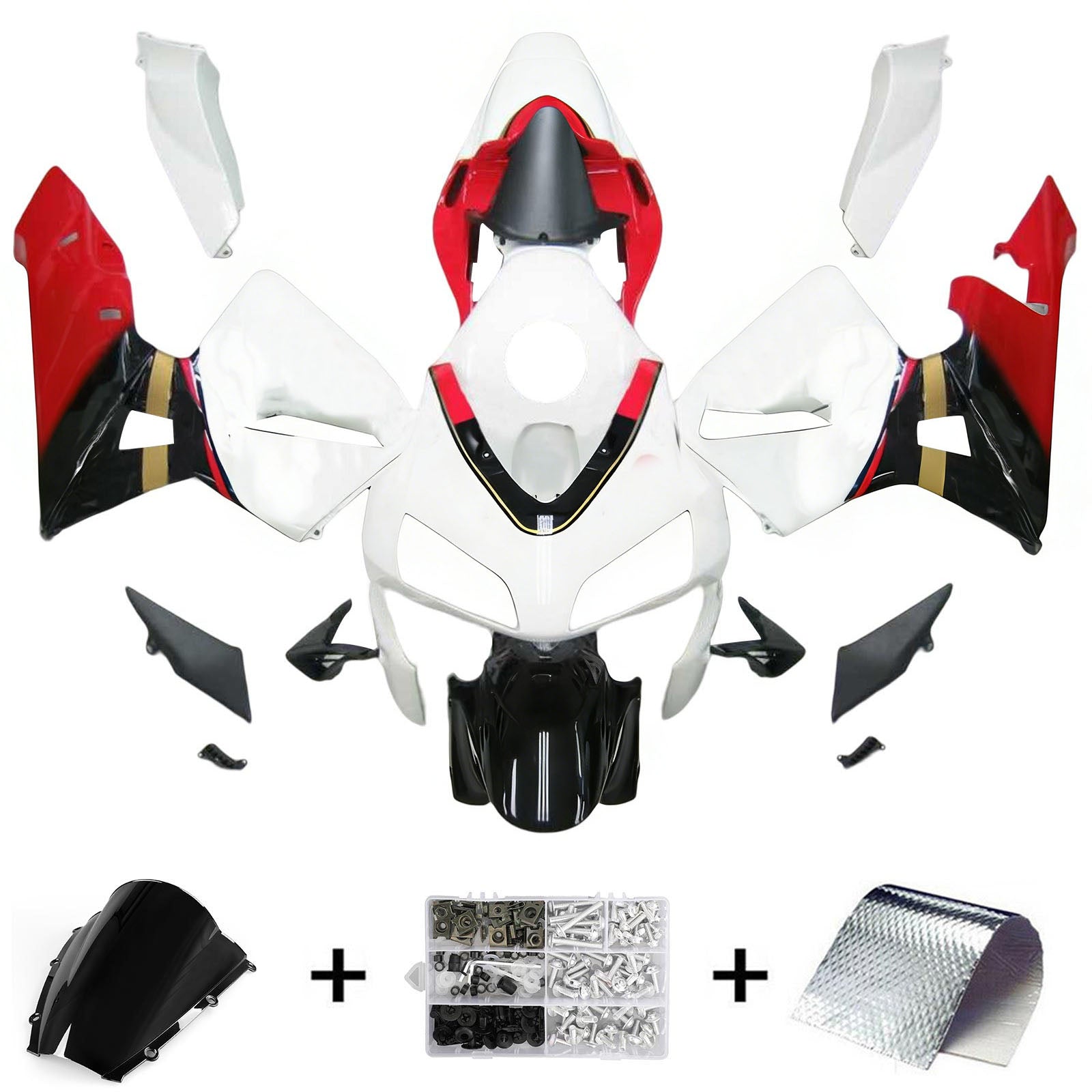 Vbrizgavanje kompleta za karoserijo plastični abs za Honda CBR600RR 2003-2004 F5