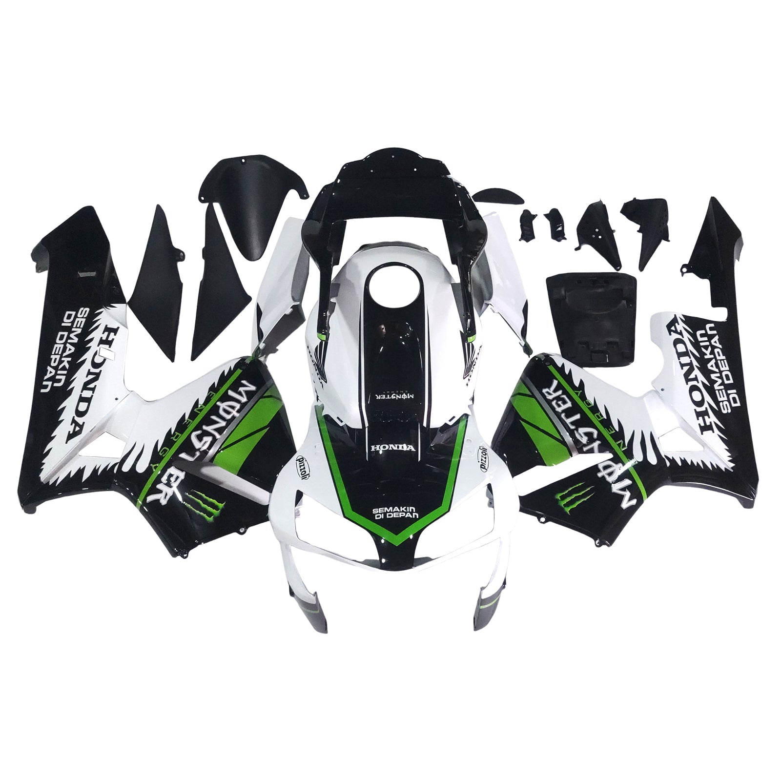 Amotopart Honda CBR600RR 2003-2004 F5 ABS muovinen korin suojasarja