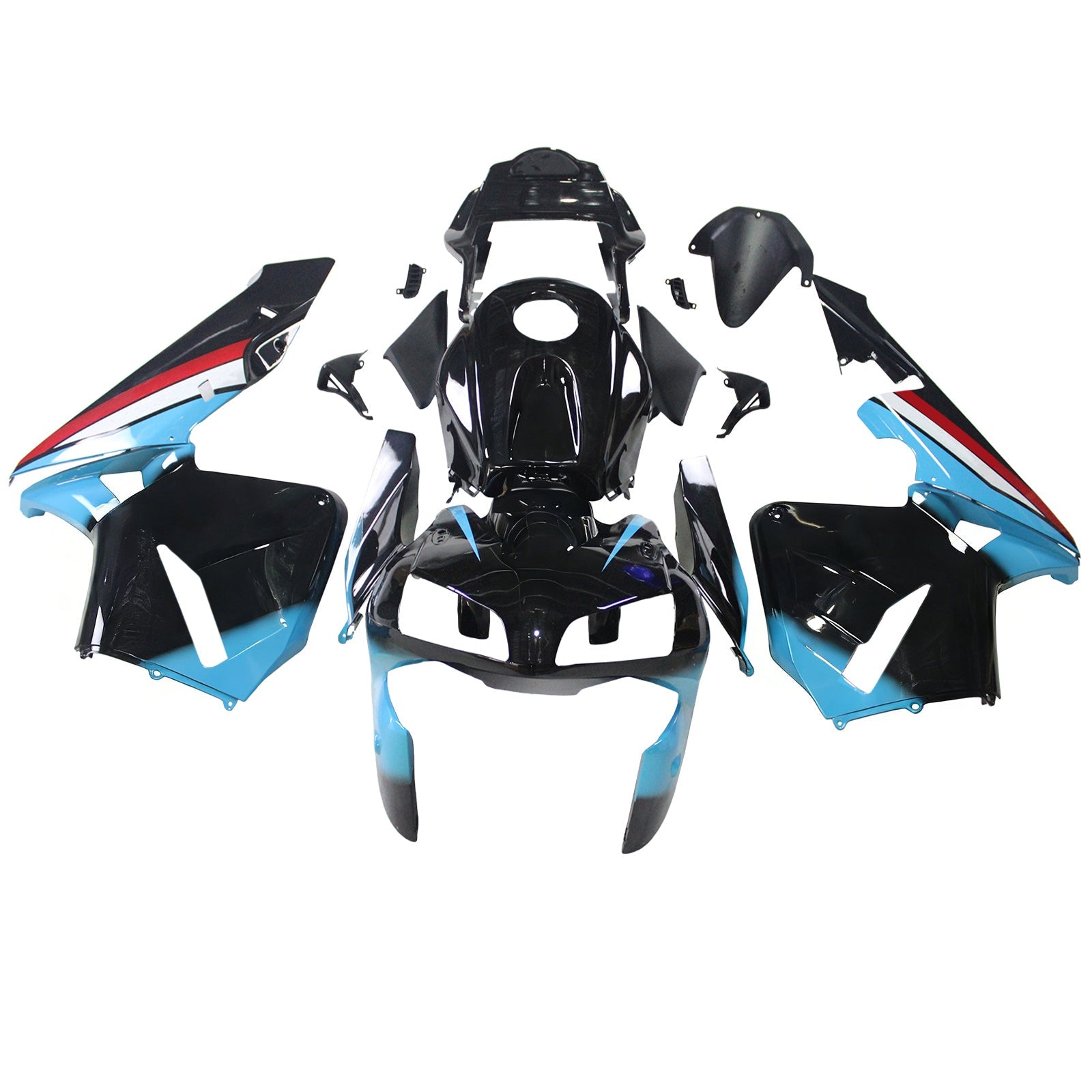Amotopart Honda CBR600RR 2003-2004 KIT F5 ABS di plastica Carrosserie