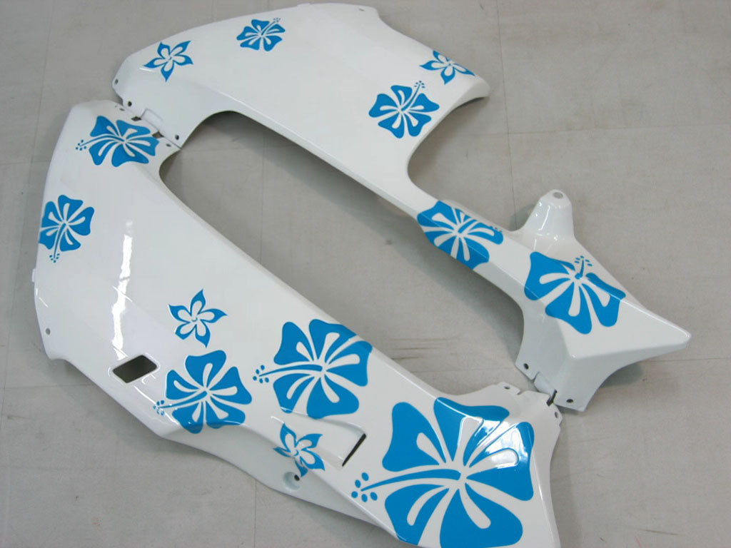 Carénages Amotopart 2005-2006 Honda CBR 600 RR Multicolore Azzurro Floral Generic