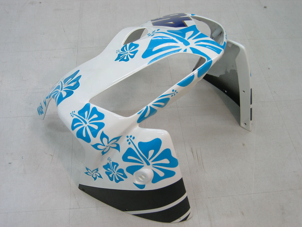 Carénages Amotopart 2005-2006 Honda CBR 600 RR Multicolore Azzurro Floral Generic
