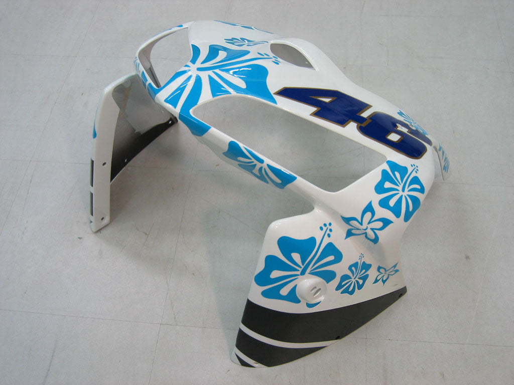 Carénages Amotopart 2005-2006 Honda CBR 600 RR Multicolore Azzurro Floral Generic