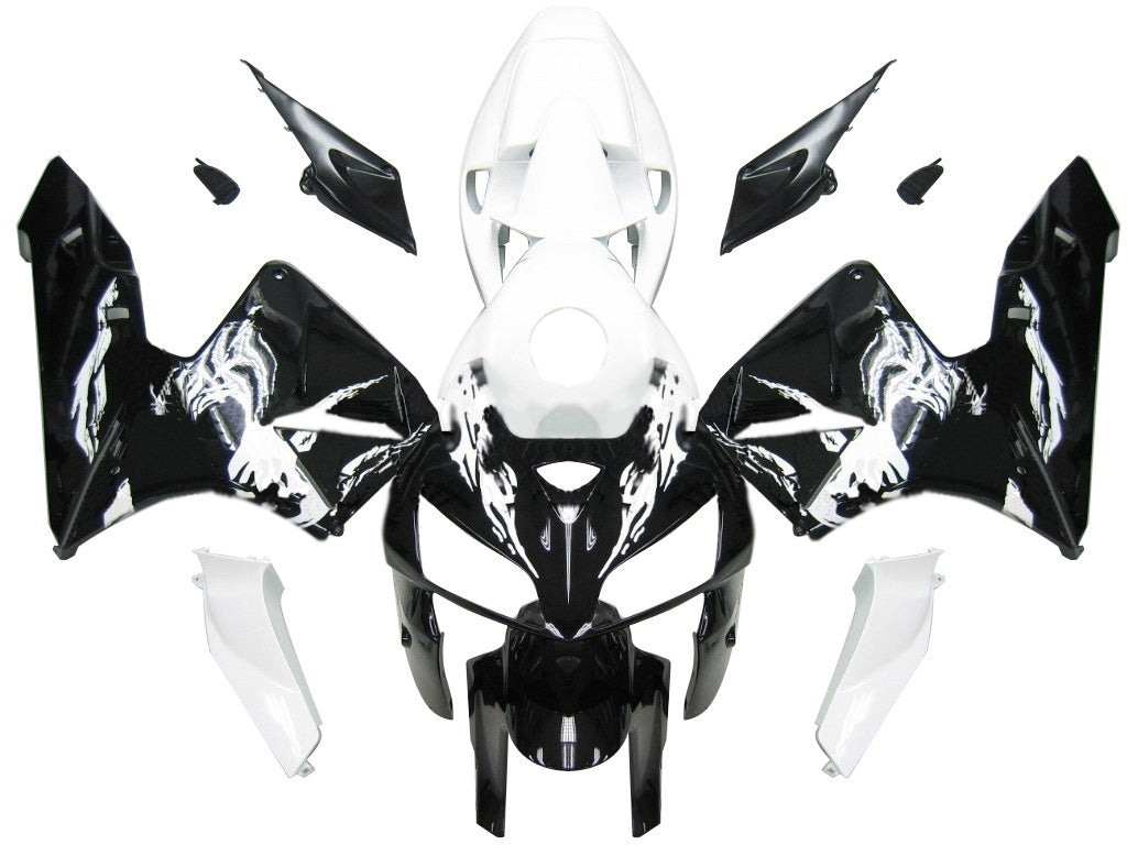 Amotopart Kuip 2005-2006 Honda CBR 600 RR Wit en Zwart Tribal Generiek