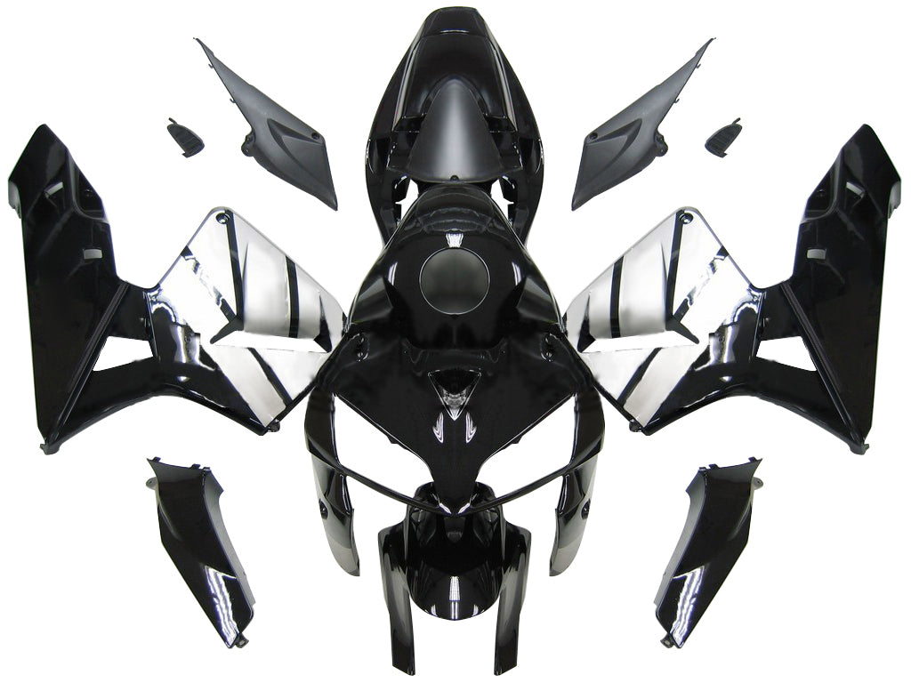 Carénages Amotopart 2005-2006 Honda CBR 600 RR Noir & Argent CBR Honda Generic