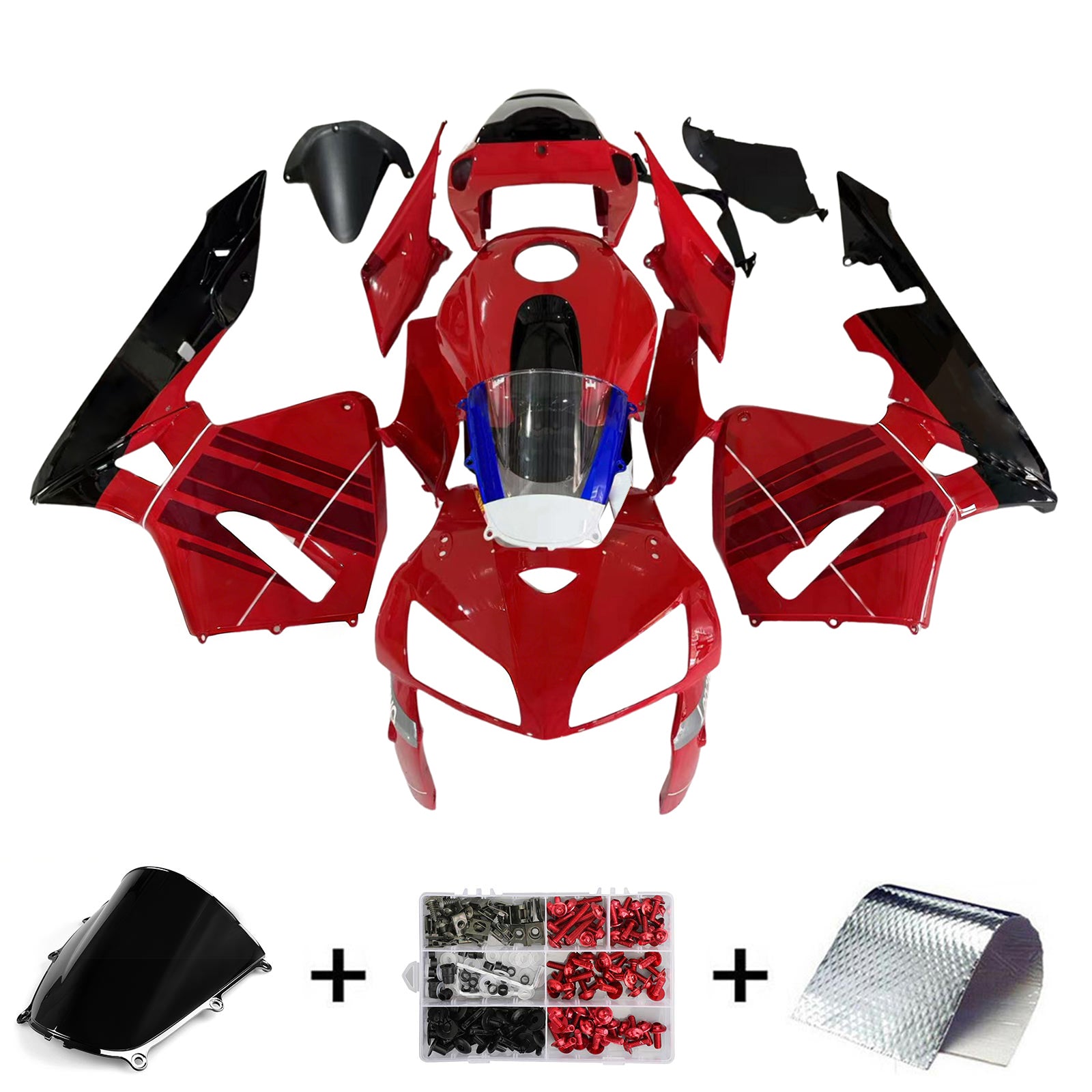 Amotopart Honda CBR600RR 2005-2006 F5 Kit Carrosserie Plastic Abs
