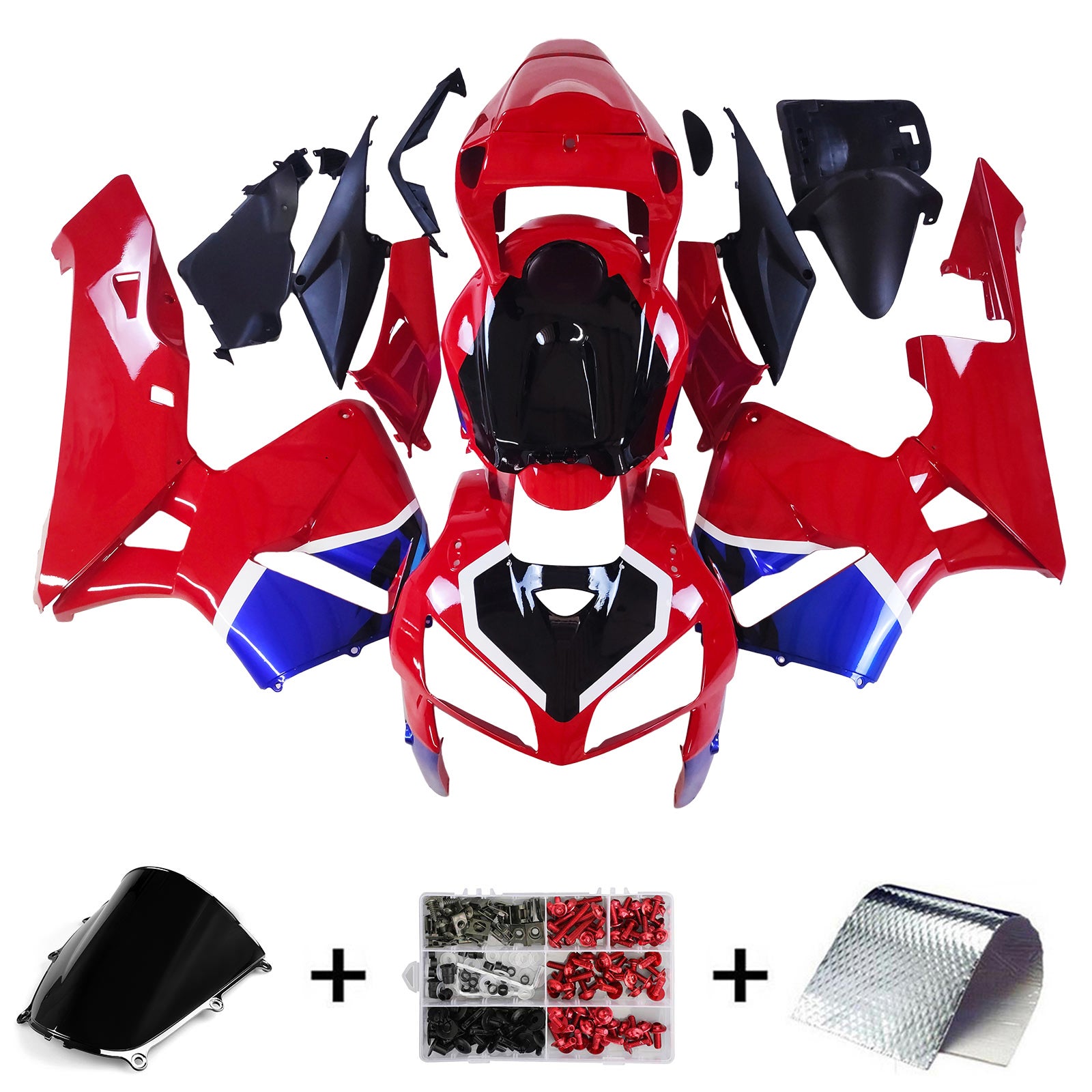 Amotopart Honda CBR600RR 2005-2006 F5 Kit Carrosserie Plastic ABS