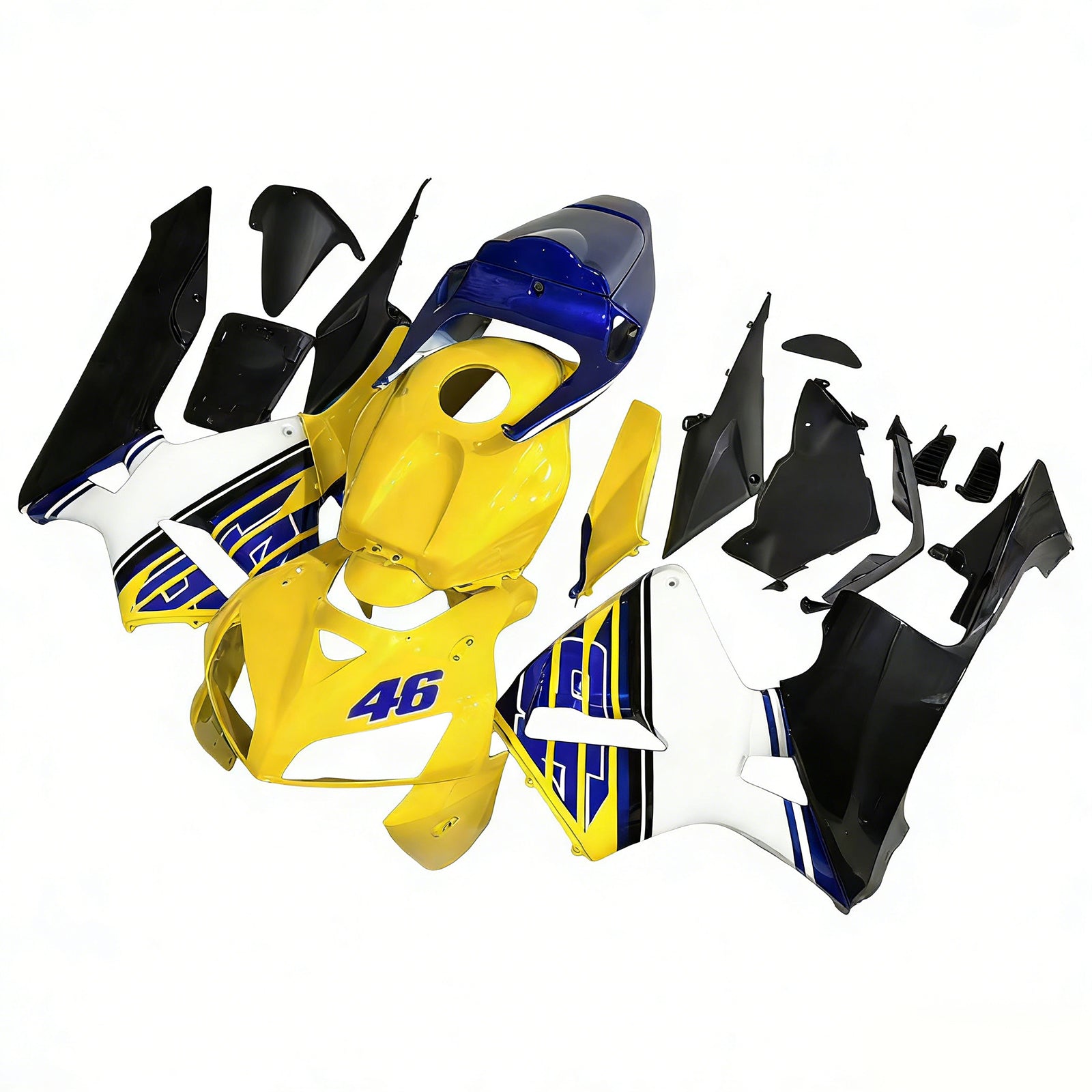 Amotopart Honda CBR600RR 2005-2006 F5 Kit Carénage Carrosserie Plastique ABS