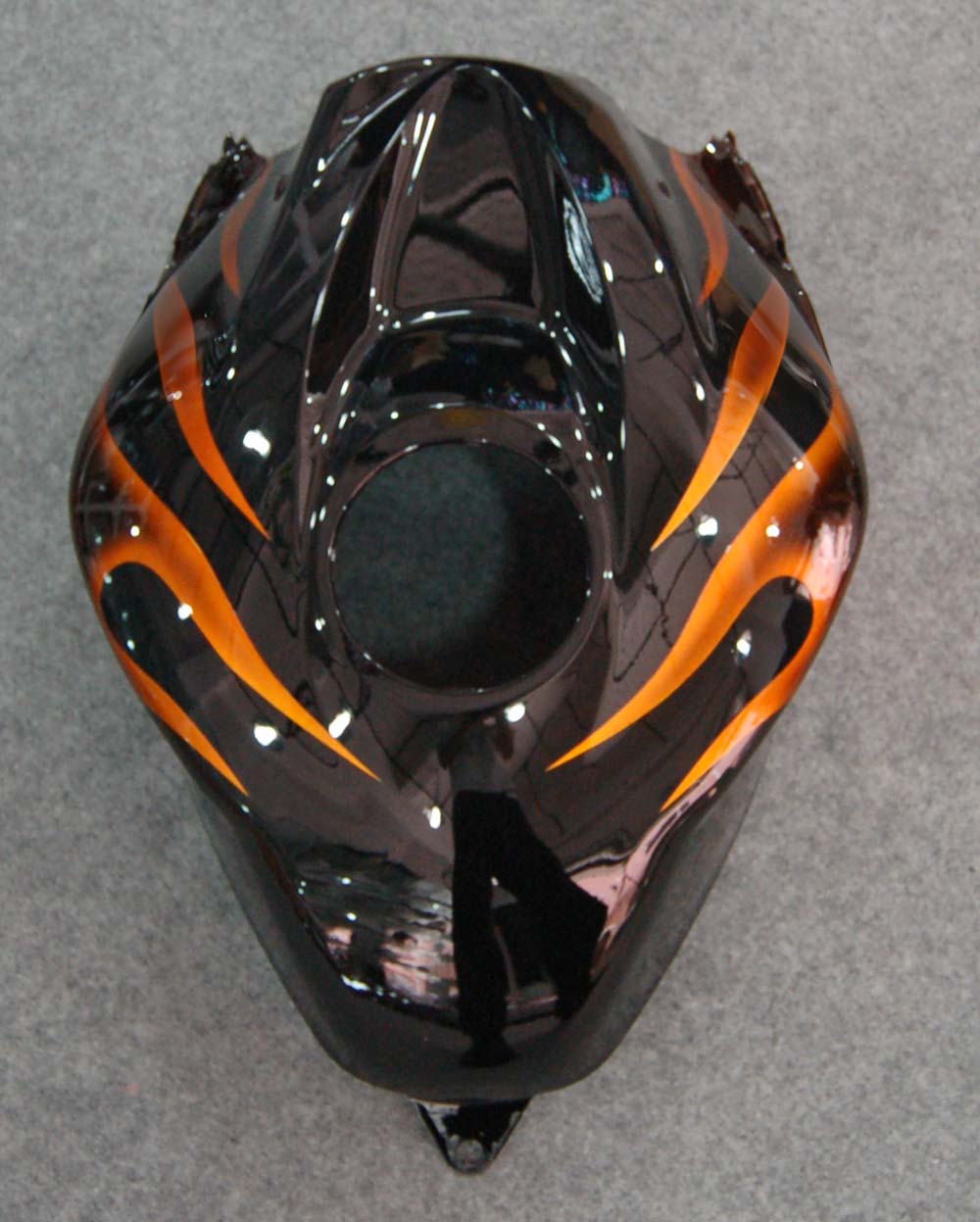 Trgi Amotopart 2007-2008 Honda CBR 600 RR Črni in oranžni plamen generični
