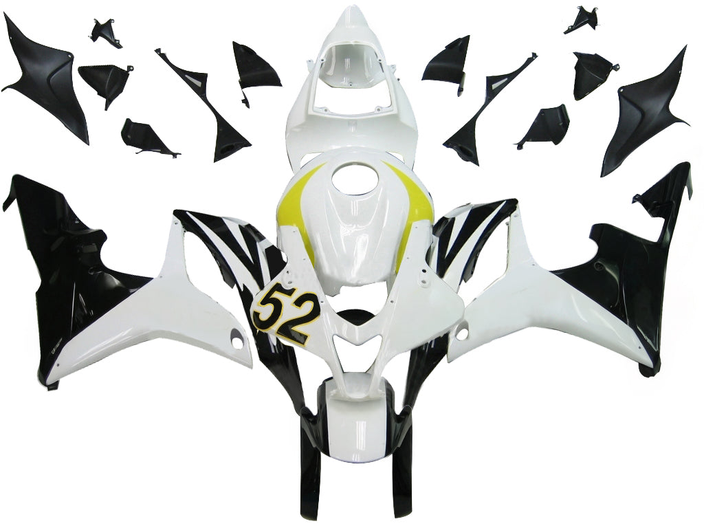 Owiewki Amotopart 2007-2008 Honda CBR 600 RR Biała No.52 Hannspree Generic