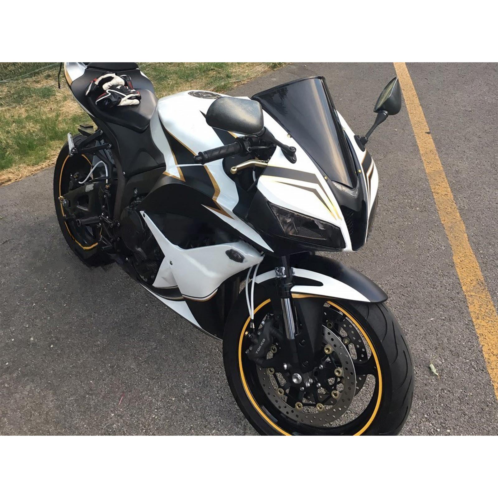 Zestaw owiewki ABS dla Honda CBR600R 2007-2008 F5