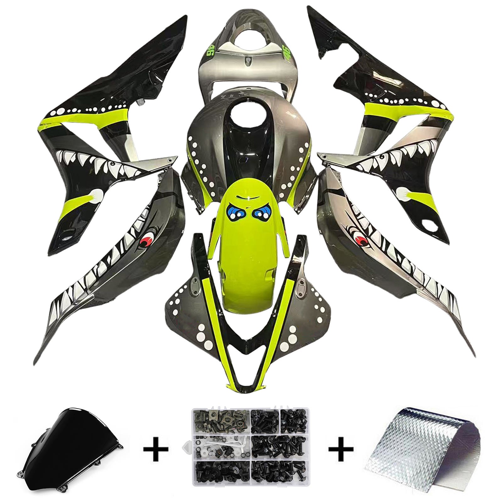 Zestaw owiewki ABS dla Honda CBR600R 2007-2008 F5