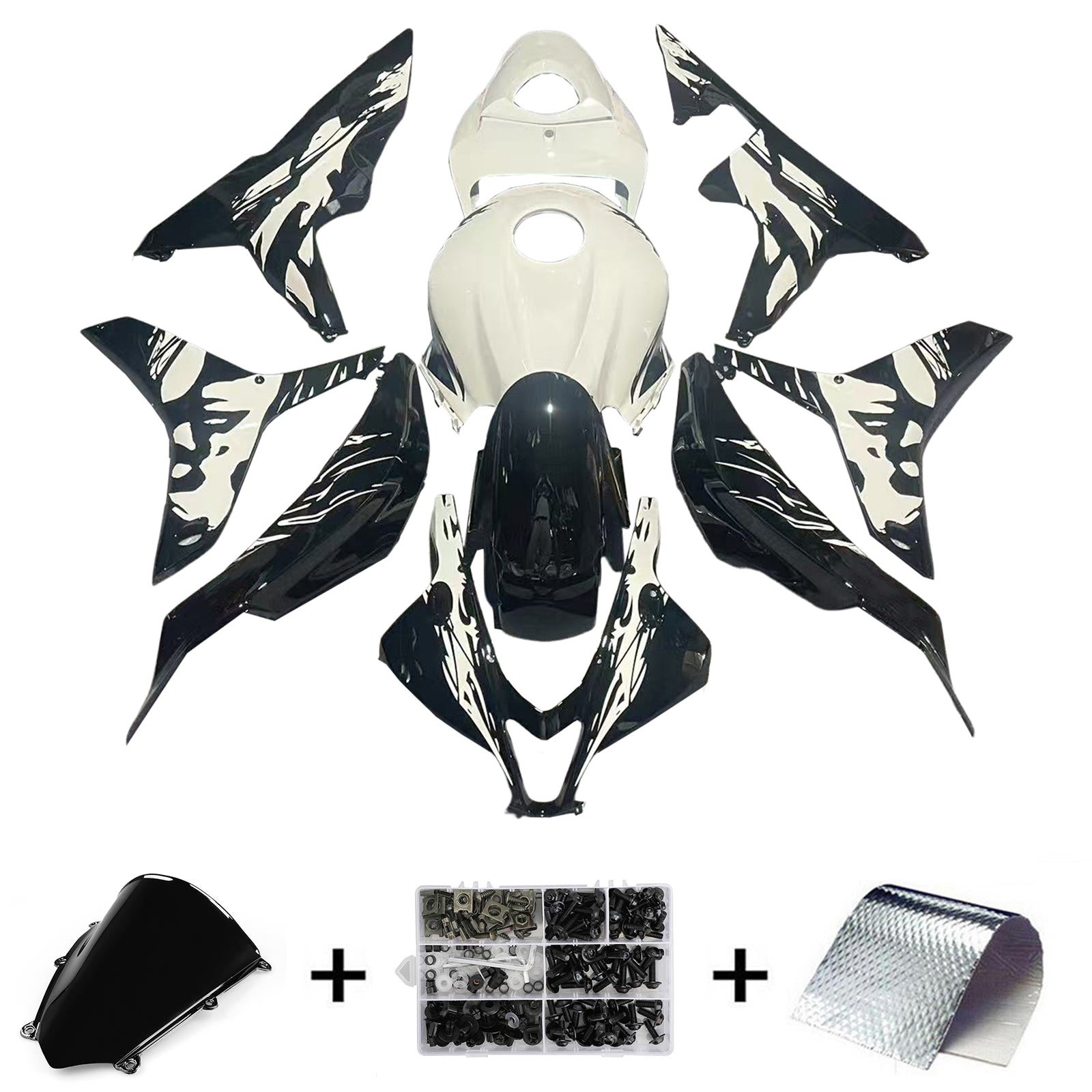 Amotopart Honda CBR600RR 2007-2008 F5 komplet Carrosserie Plastic Abs