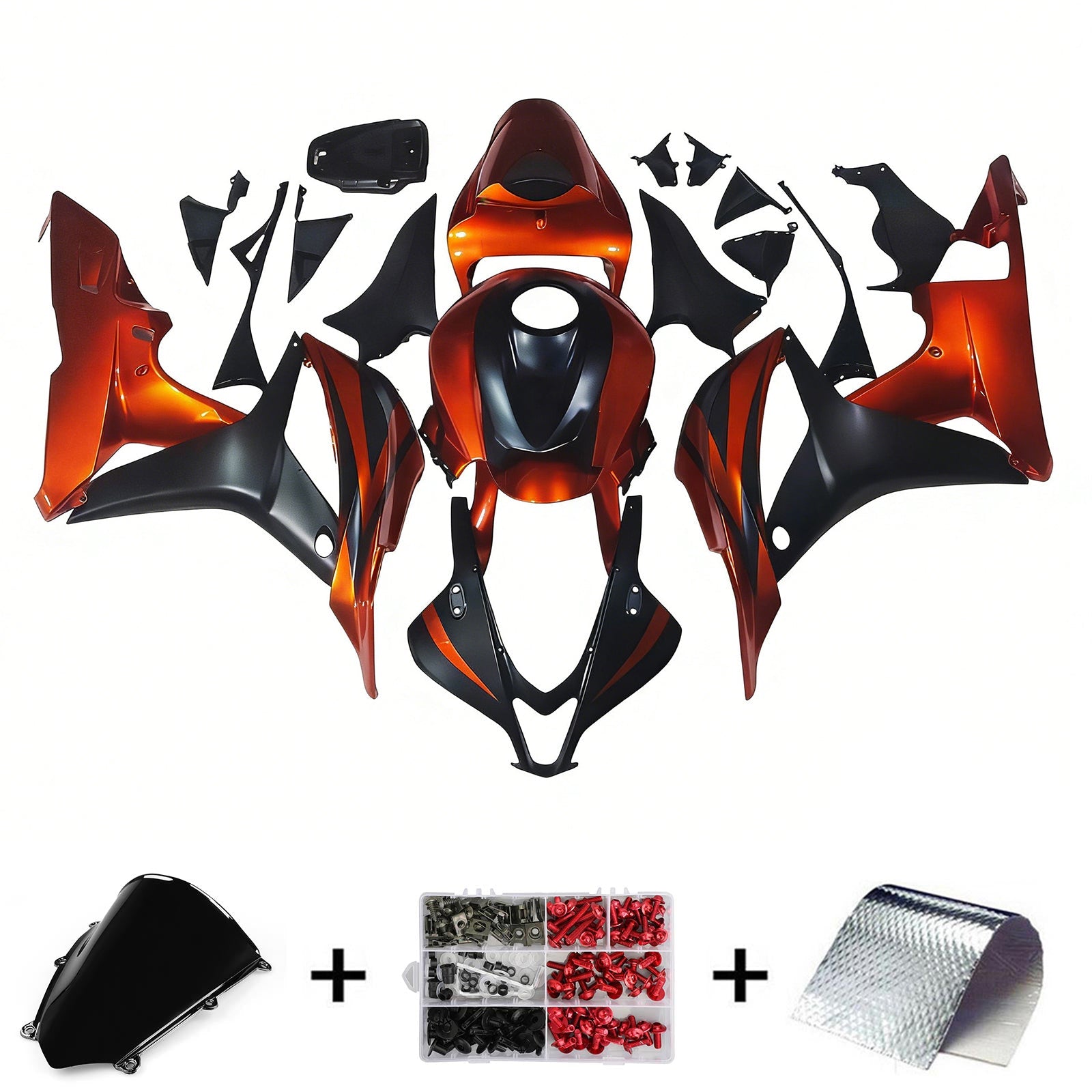 Amotopart Honda CBR600RR 2007-2008 F5 Kit carenatura carrozzeria in plastica ABS
