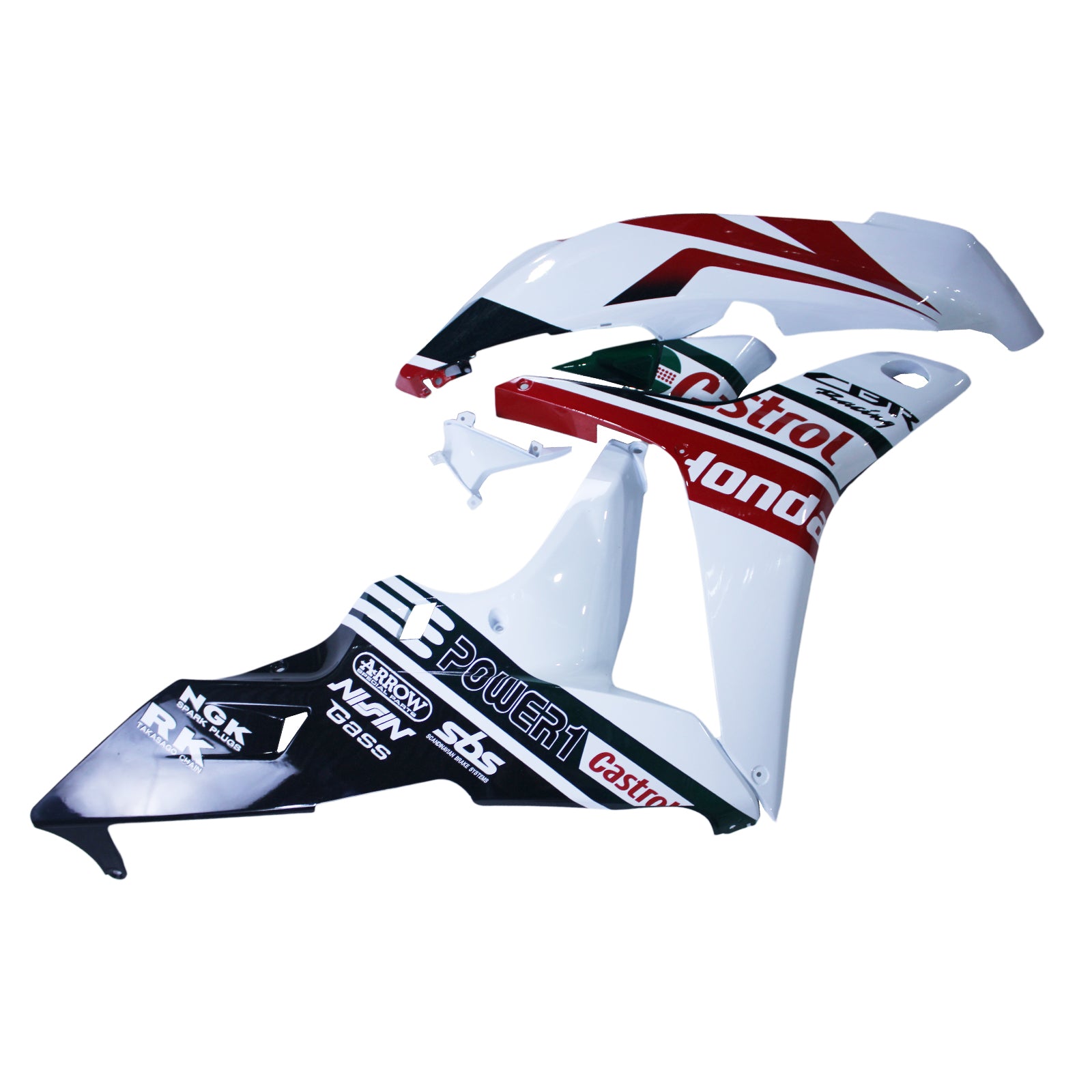 Amotopart Honda CBR600RR 2007-2008 F5 ABS muovinen korin suojasarja