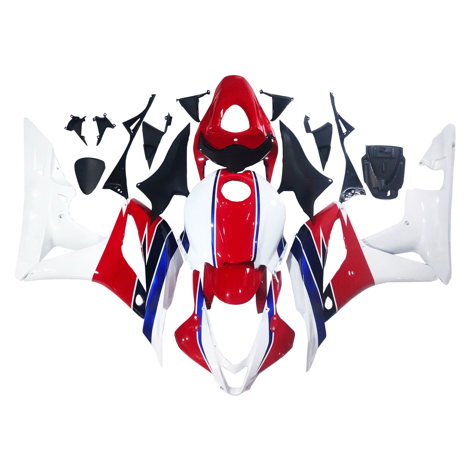Amotopart Honda CBR600RR 2007-2008 F5 Kit Carénage Carrosserie Plastique ABS