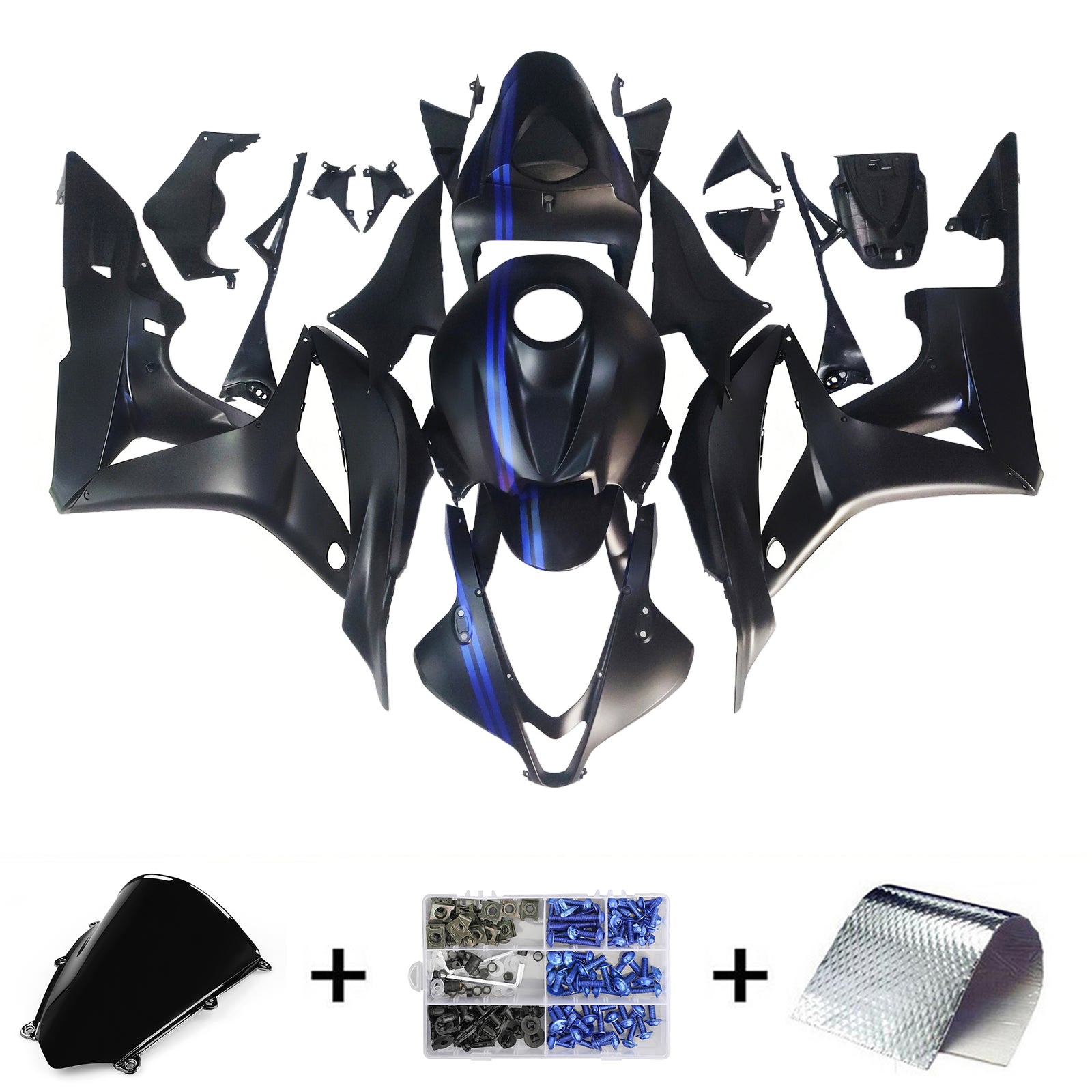 Amotopart Honda CBR600RR 2007-2008 KIT F5 ABS di plastica Carrosserie