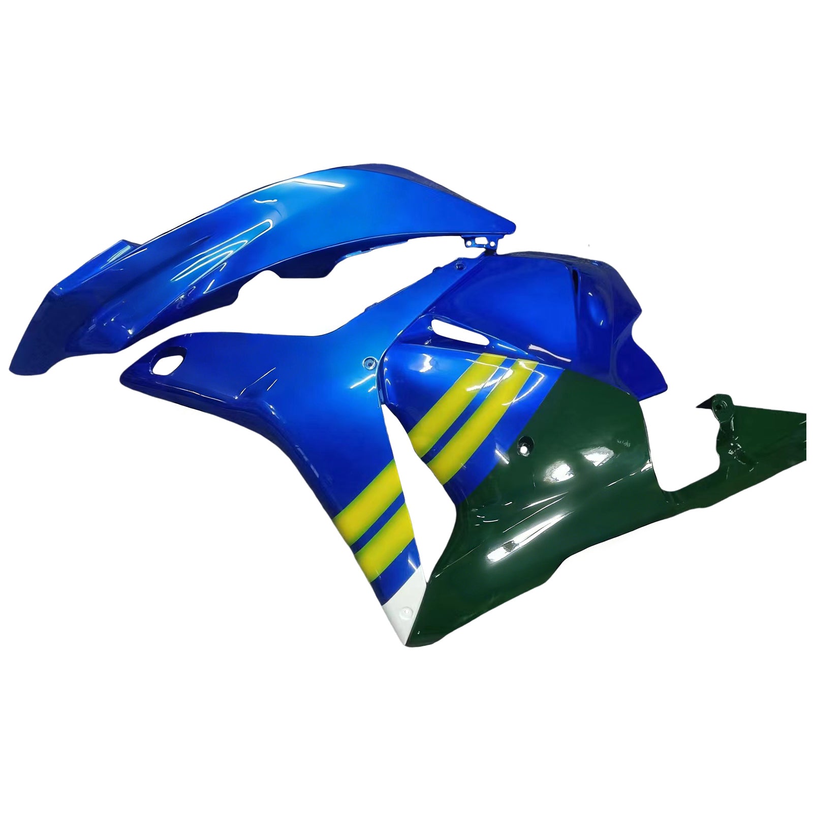 Amotopart Fairing 2009-2012 Honda CBR 600 RR Blue in Vert Movistar Generic