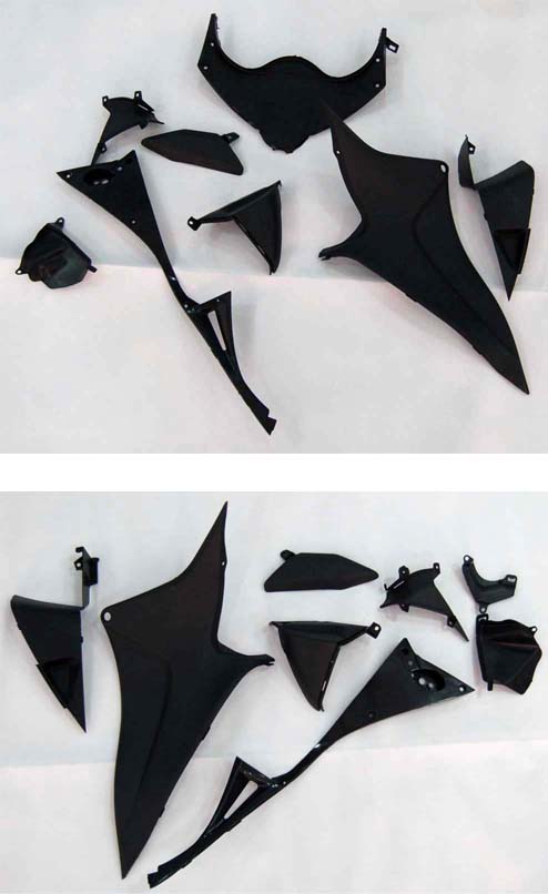 Amotopart Stroomlijnkappen 2009-2012 Honda CBR 600 RR Rood Wit Zwart CBR Generiek