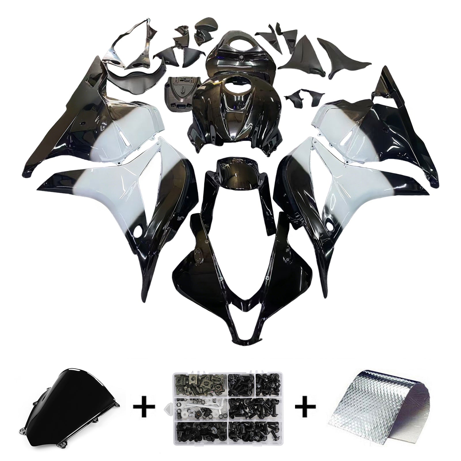 Owiewki Amotopart 2009-2012 Honda CBR 600 RR Black West CBR Generic