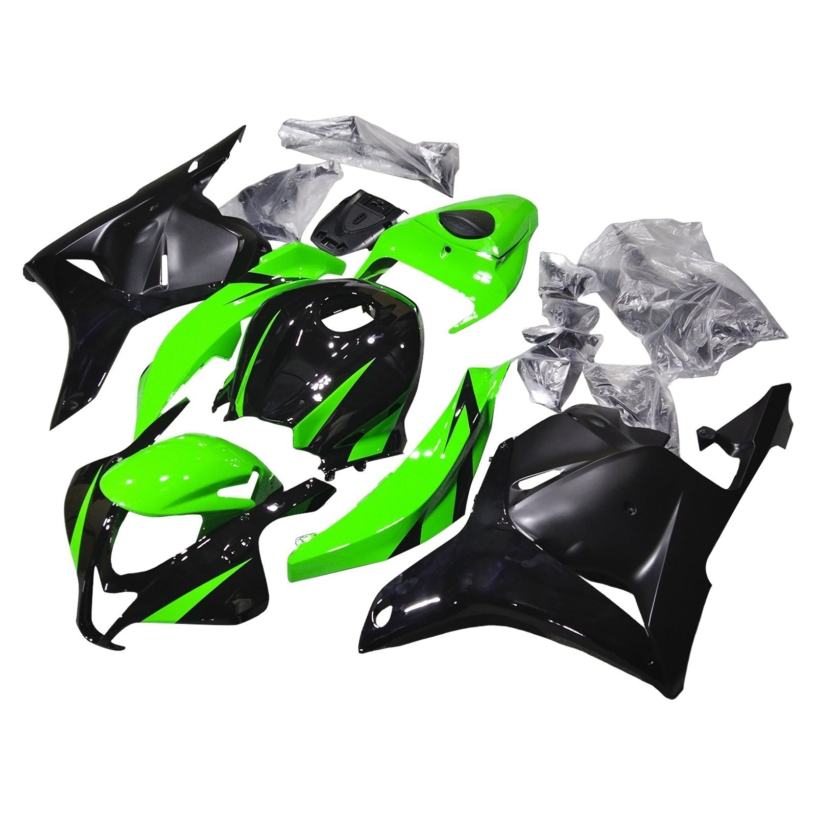 Carénages Amotopart 2009-2012 Honda CBR 600 RR Vert & Noir CBR Generic