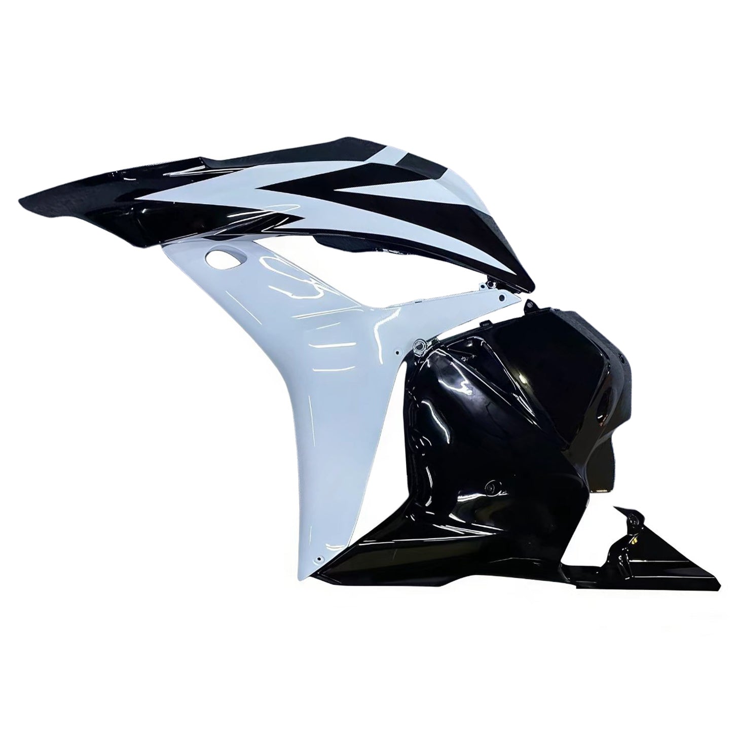 Owiewka Amotopart 2009-2012 Honda CBR 600 RR biało-czarna Hannspree Generic