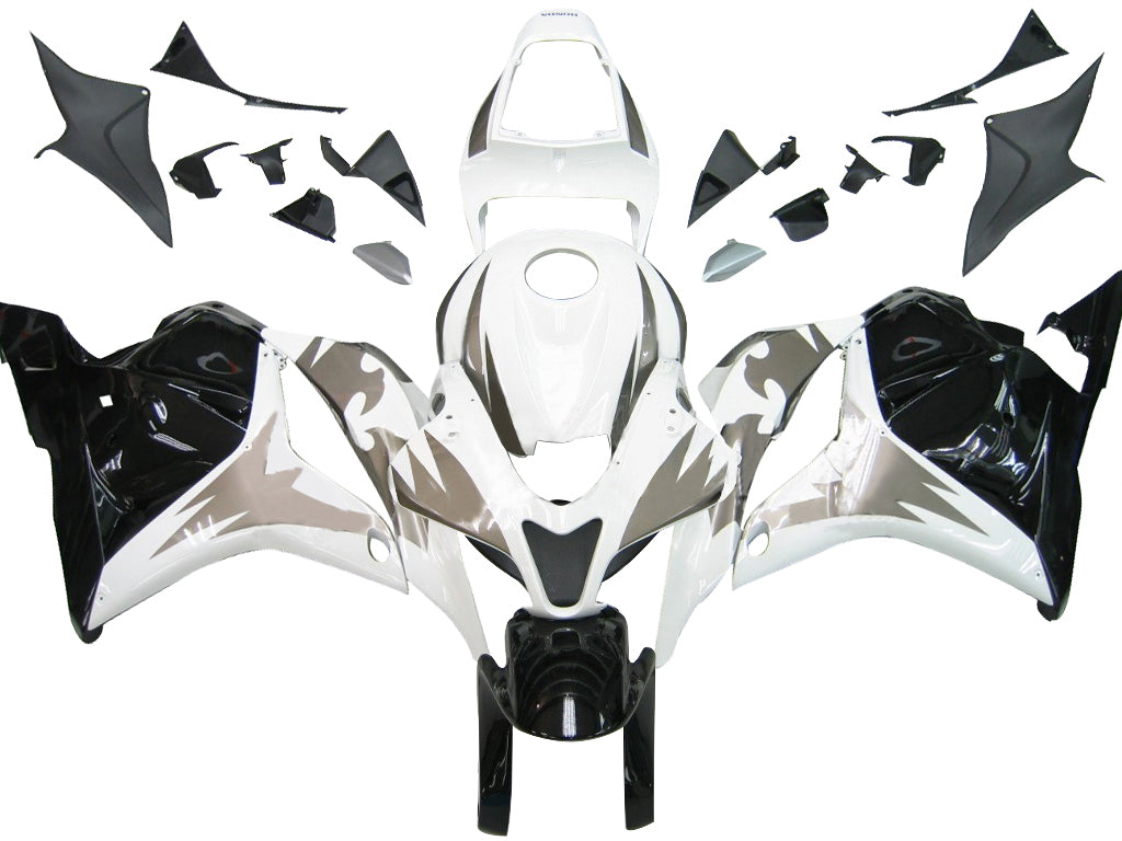 Amotopartin suojat 2009-2012 Honda CBR 600 RR Valkoinen Hopea Musta Tribal Generic
