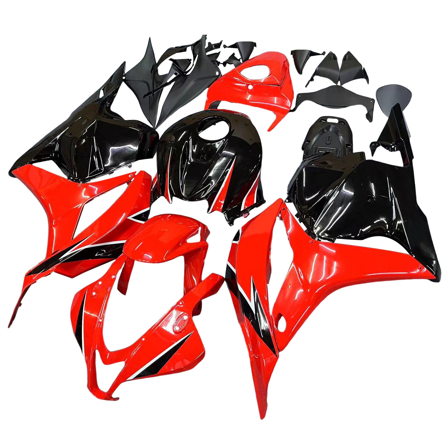 Amotopart Carénages 2009-2012 Honda CBR 600 RR ROUGE et noir Honda CBR generic